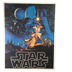 Vintage sold 1977 Hildebrandt Star Wars Movie Poster