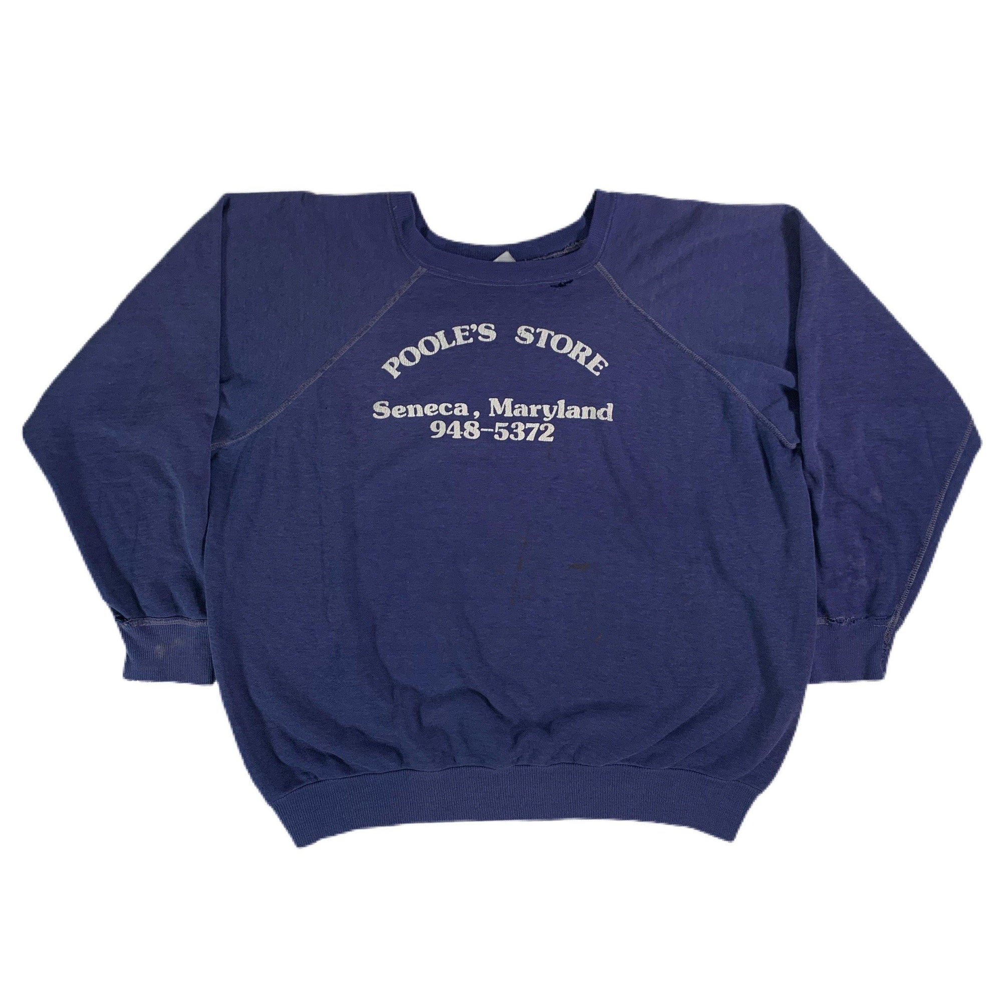 Vintage Maryland "Poole's Store" Raglan Sweatshirt - jointcustodydc