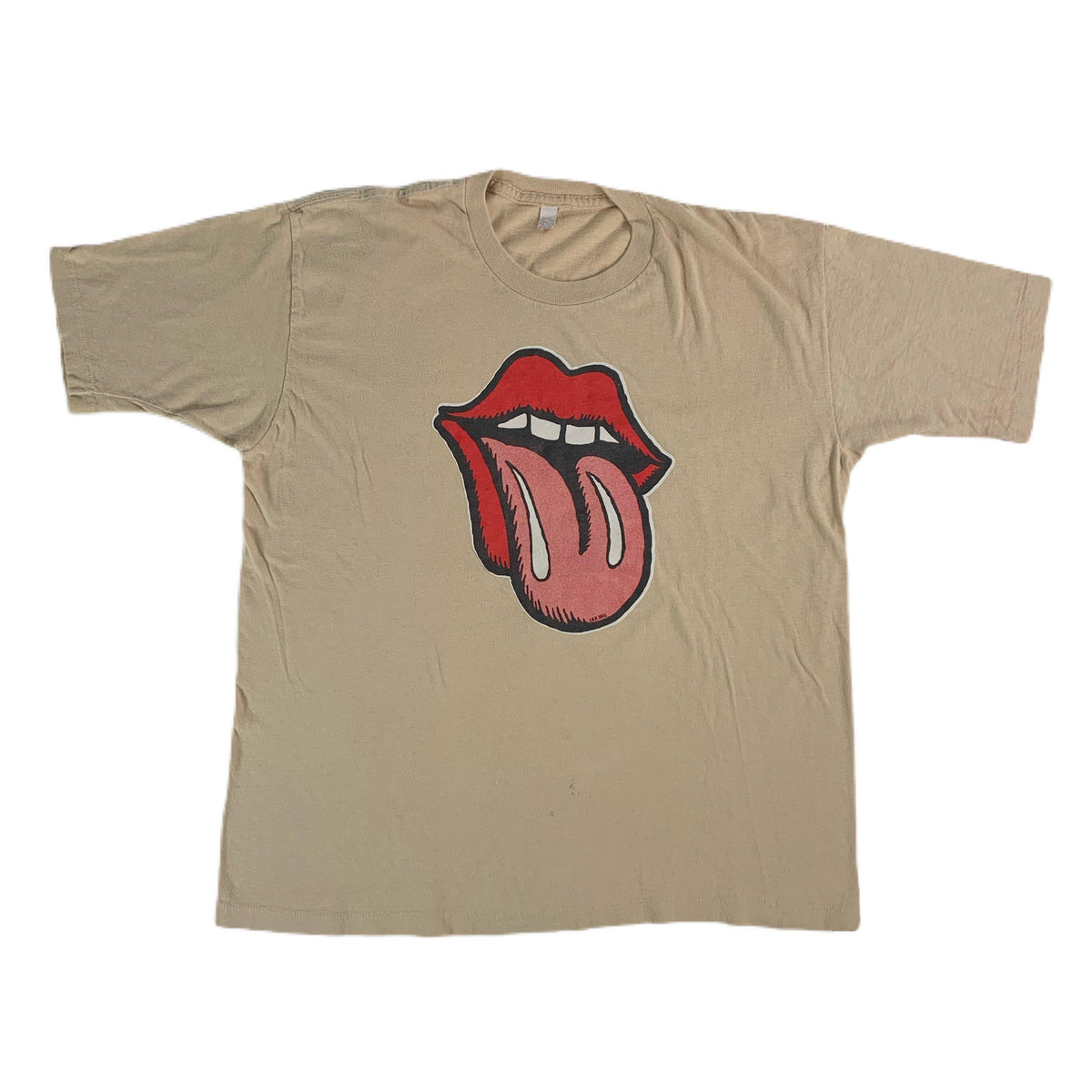 Vintage Rolling Stones &quot;Tongue And Lip&quot; T-Shirt - jointcustodydc