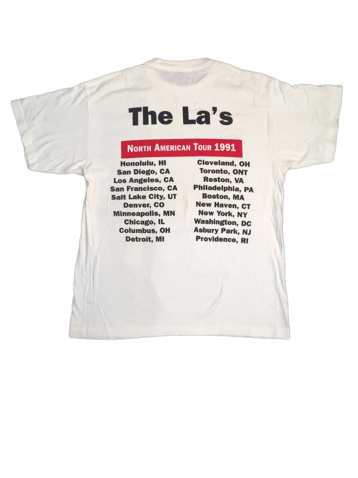 Vintage The La&#39;s &quot;North America 1991&quot; T-Shirt - jointcustodydc
