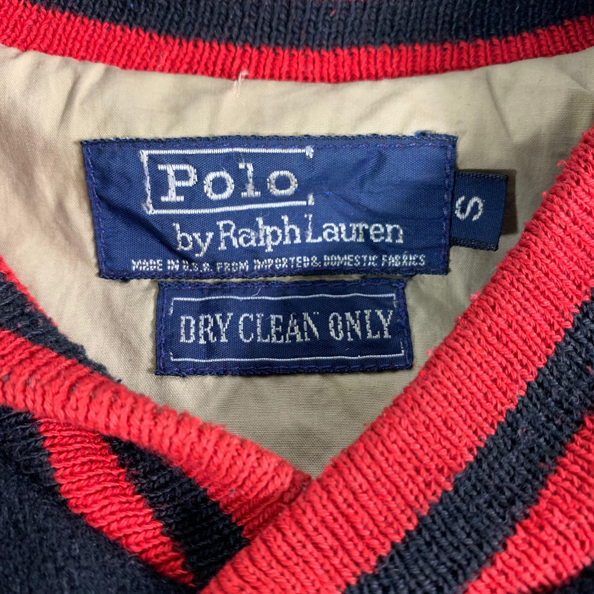Vintage Polo By Ralph Lauren Wool &quot;Bomber&quot; Jacket - jointcustodydc