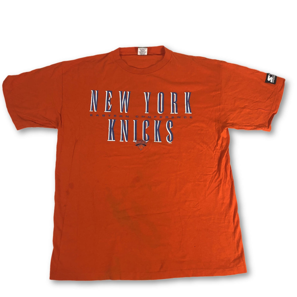 Vintage New York Knicks &quot;Eastern Conference&quot; Starter T-Shirt - jointcustodydc