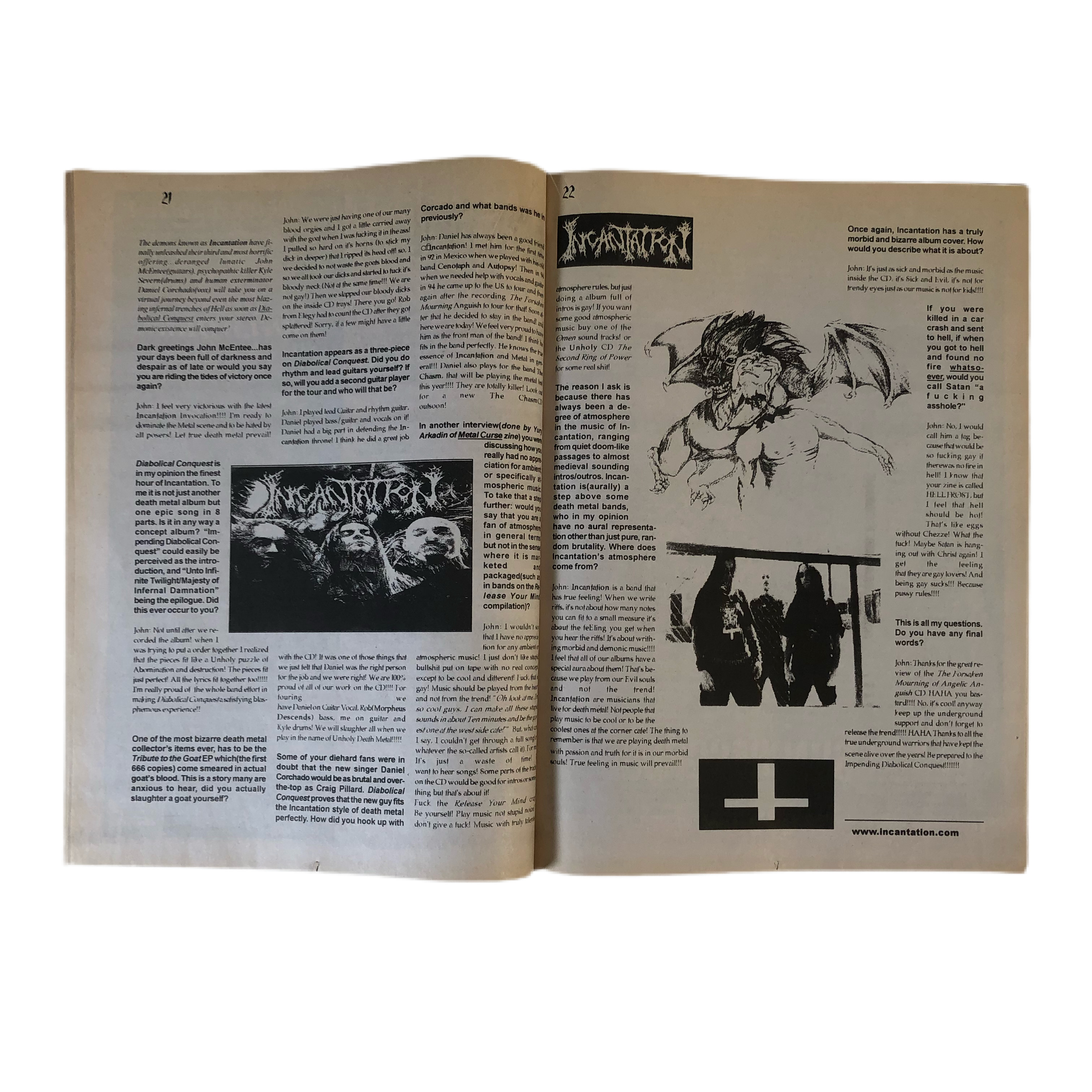 Vintage Hell Frost Fanzine 