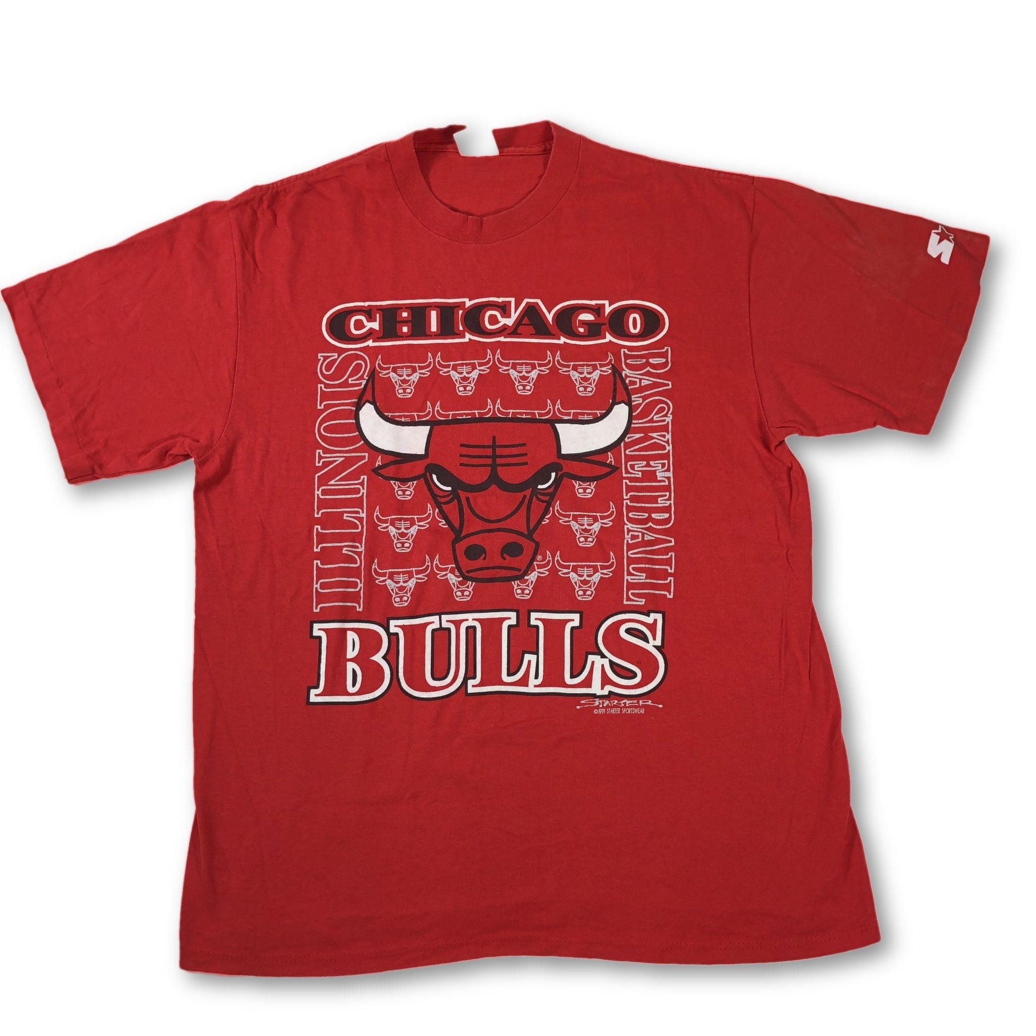 glas Knop by Vintage Chicago Bulls "Illinois Basketball" Starter T-Shirt | jointcustodydc