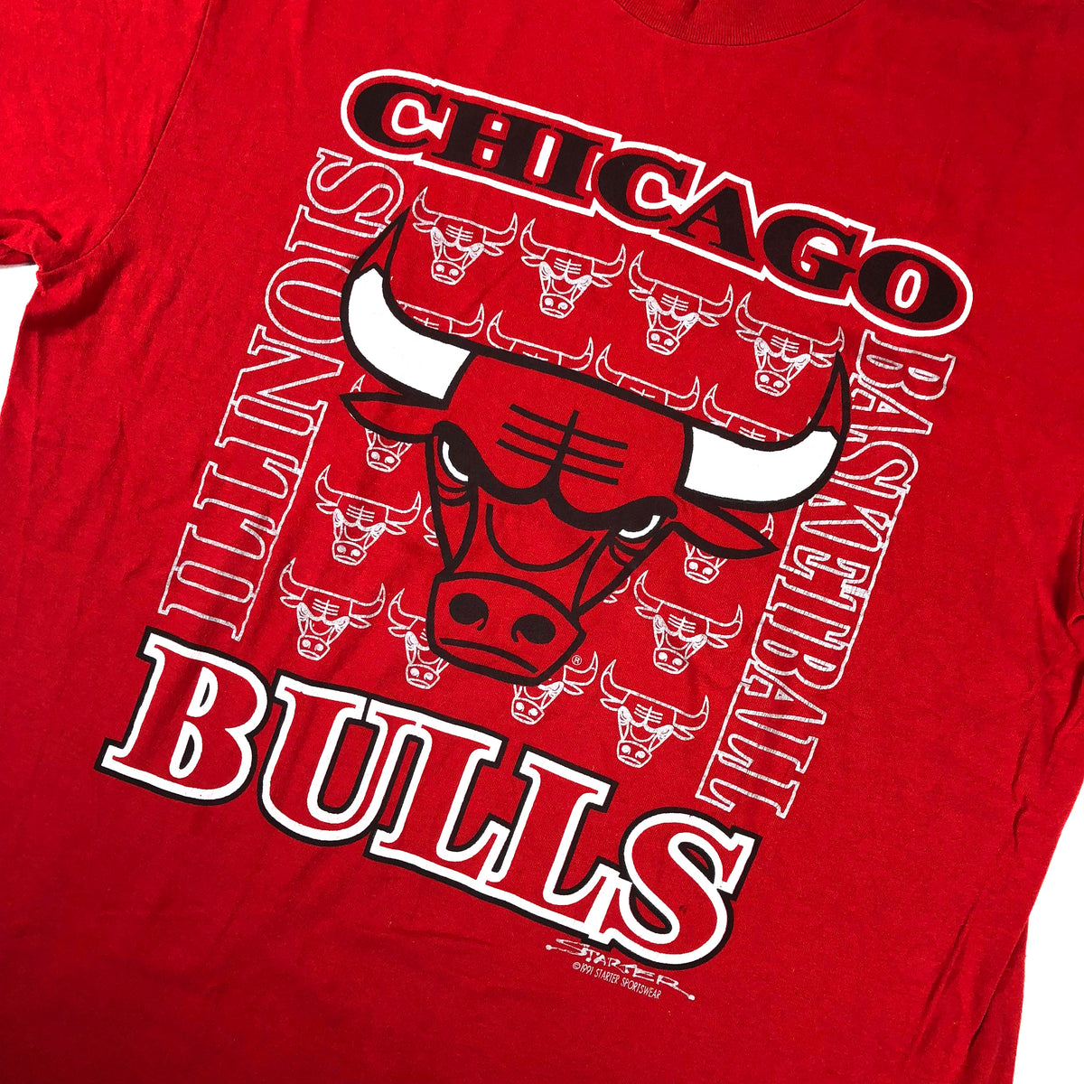 Vintage Chicago Bulls &quot;Illinois Basketball&quot; Starter T-Shirt - jointcustodydc