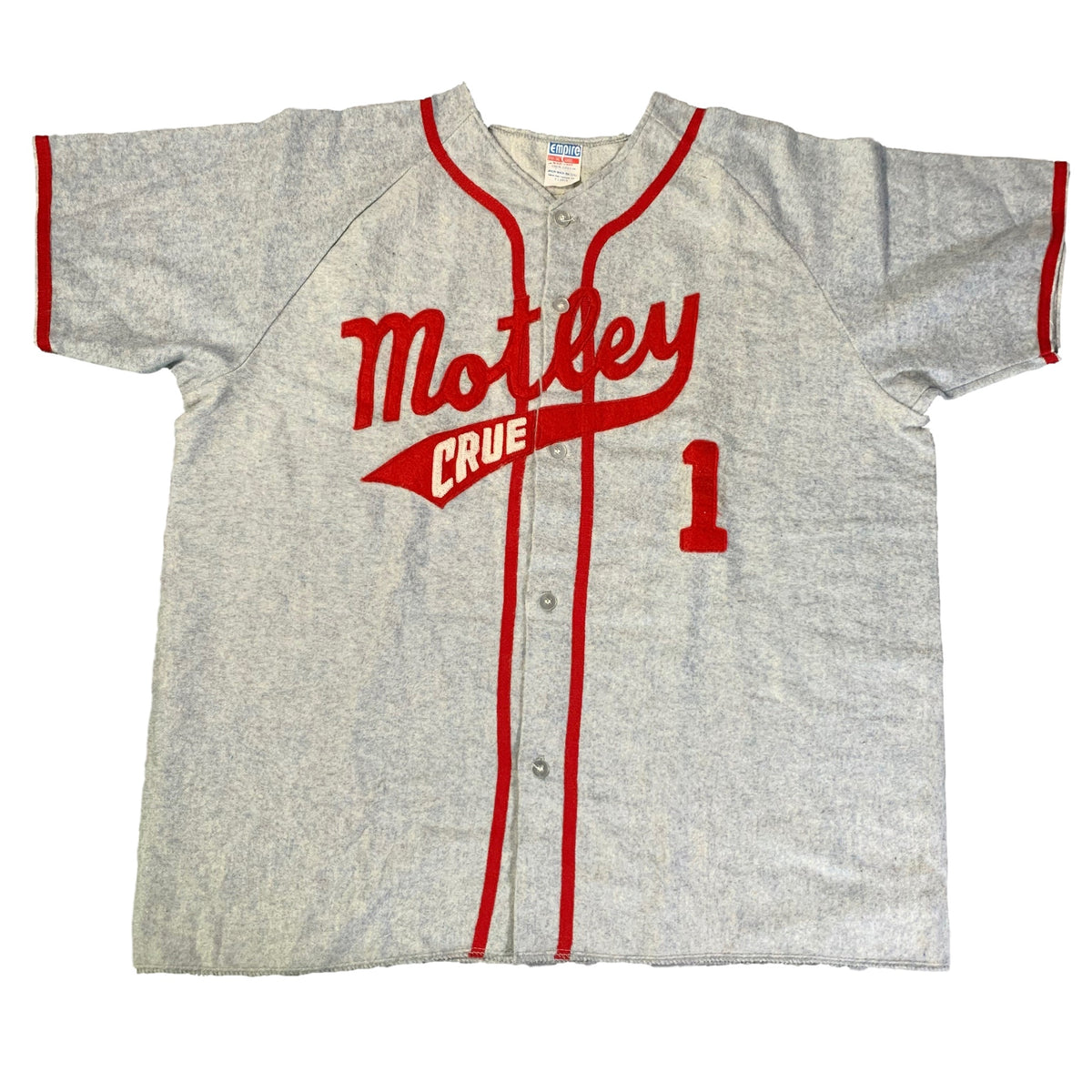 Vintage Motley Crue &quot;Crew Only&quot; Baseball Jersey - jointcustodydc