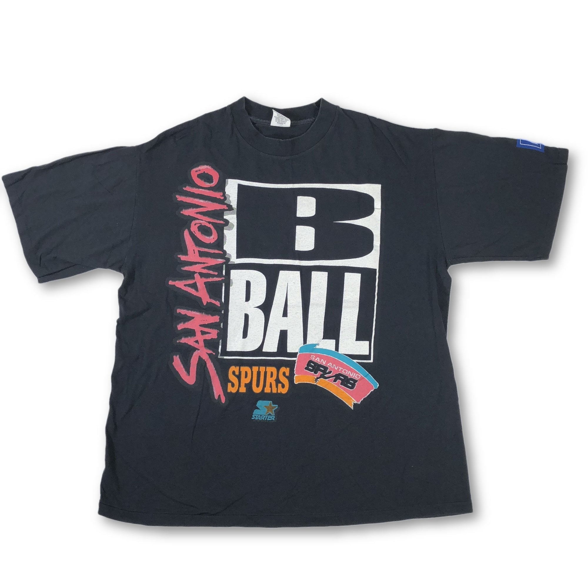 Vintage San Antonio Spurs "B Ball" Starter T-Shirt - jointcustodydc