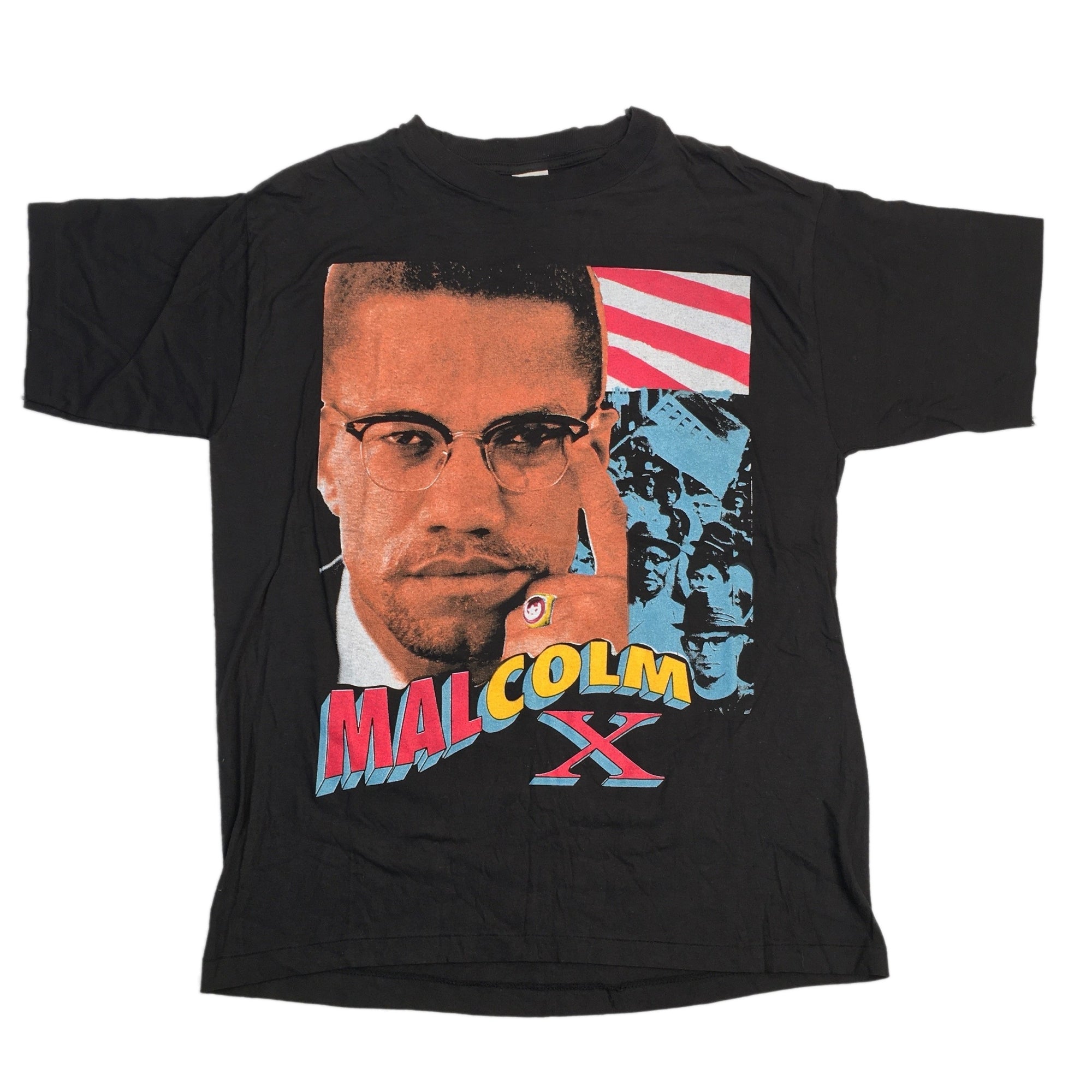 Vintage Malcolm X "Peace and Love" T-Shirt - jointcustodydc