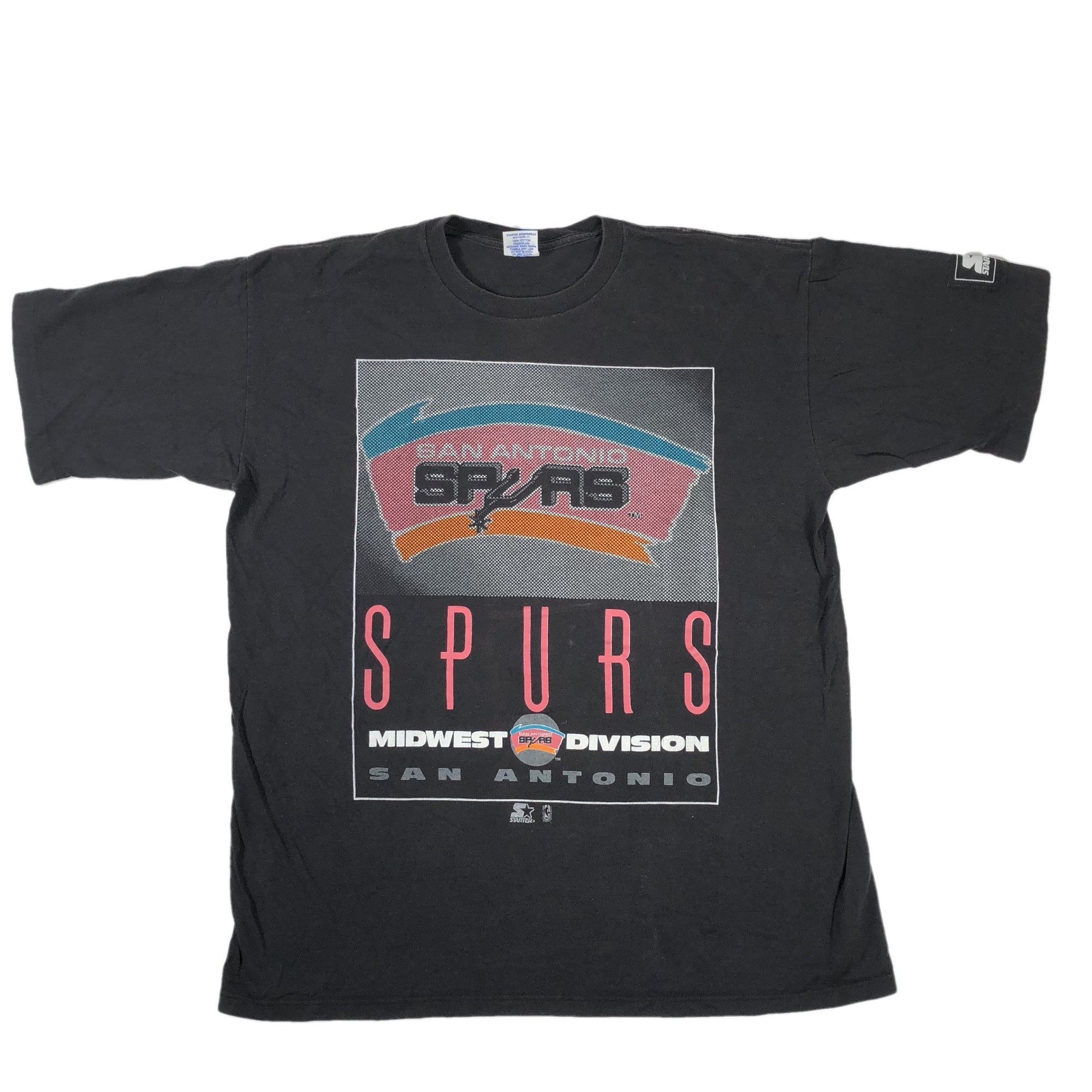 Vintage San Antonio Spurs "Midwest Division" Starter T-Shirt - jointcustodydc
