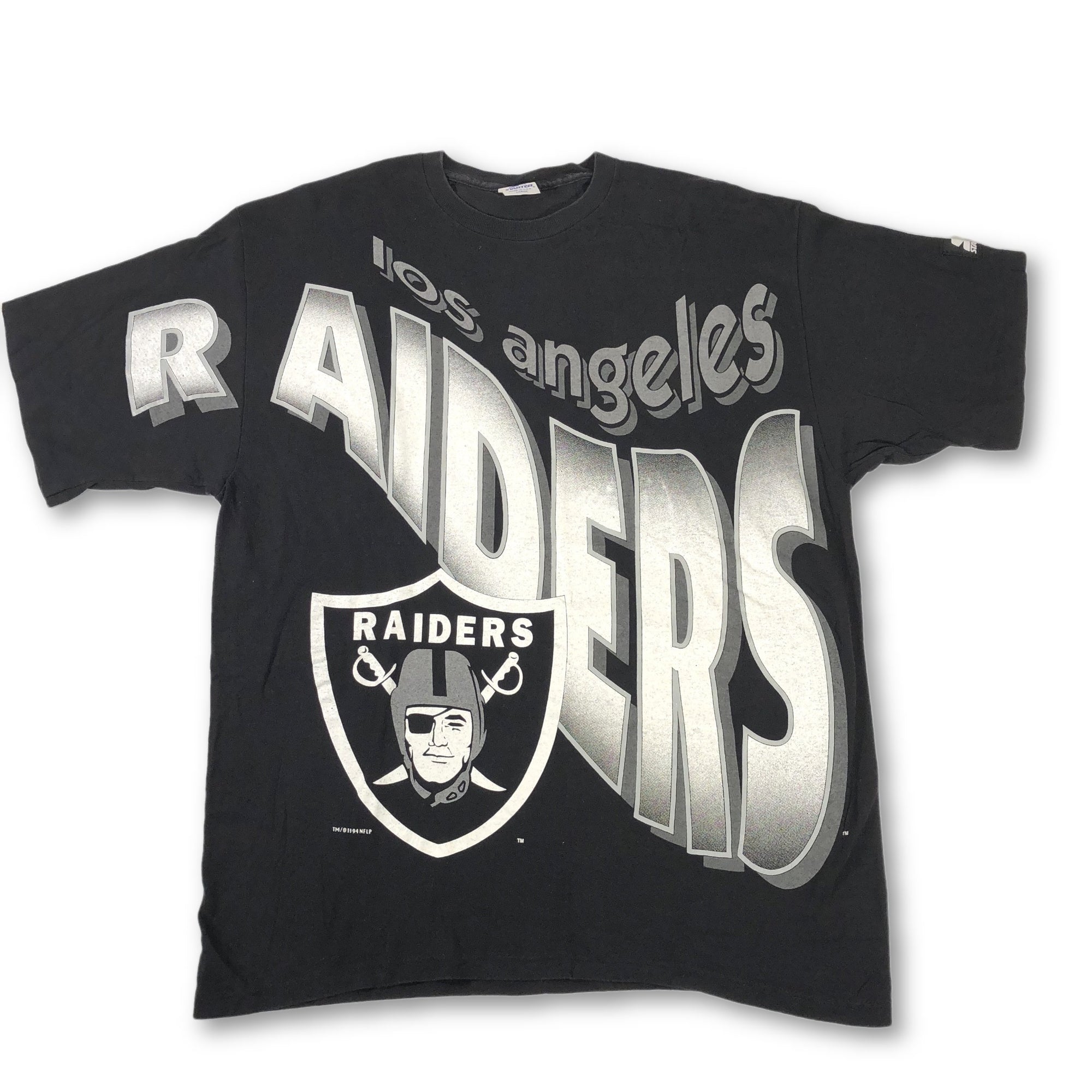 Vintage Oakland Raiders "Big Logo" Starter T-Shirt - jointcustodydc