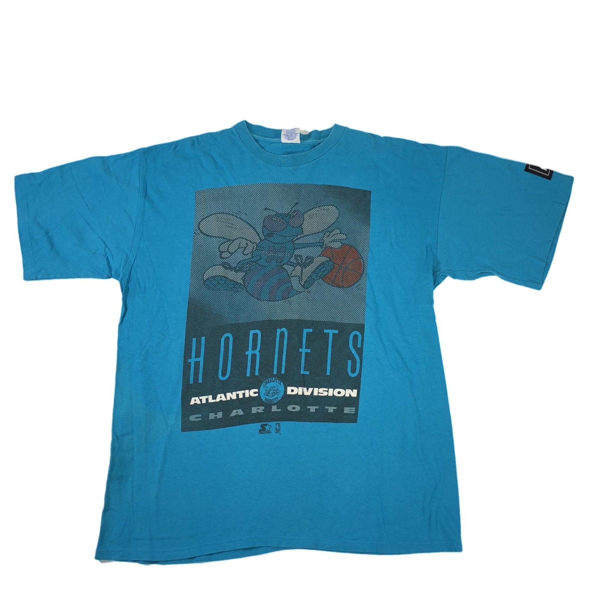 Vintage Charlotte Hornets "Atlantic Division" Starter T-Shirt - jointcustodydc