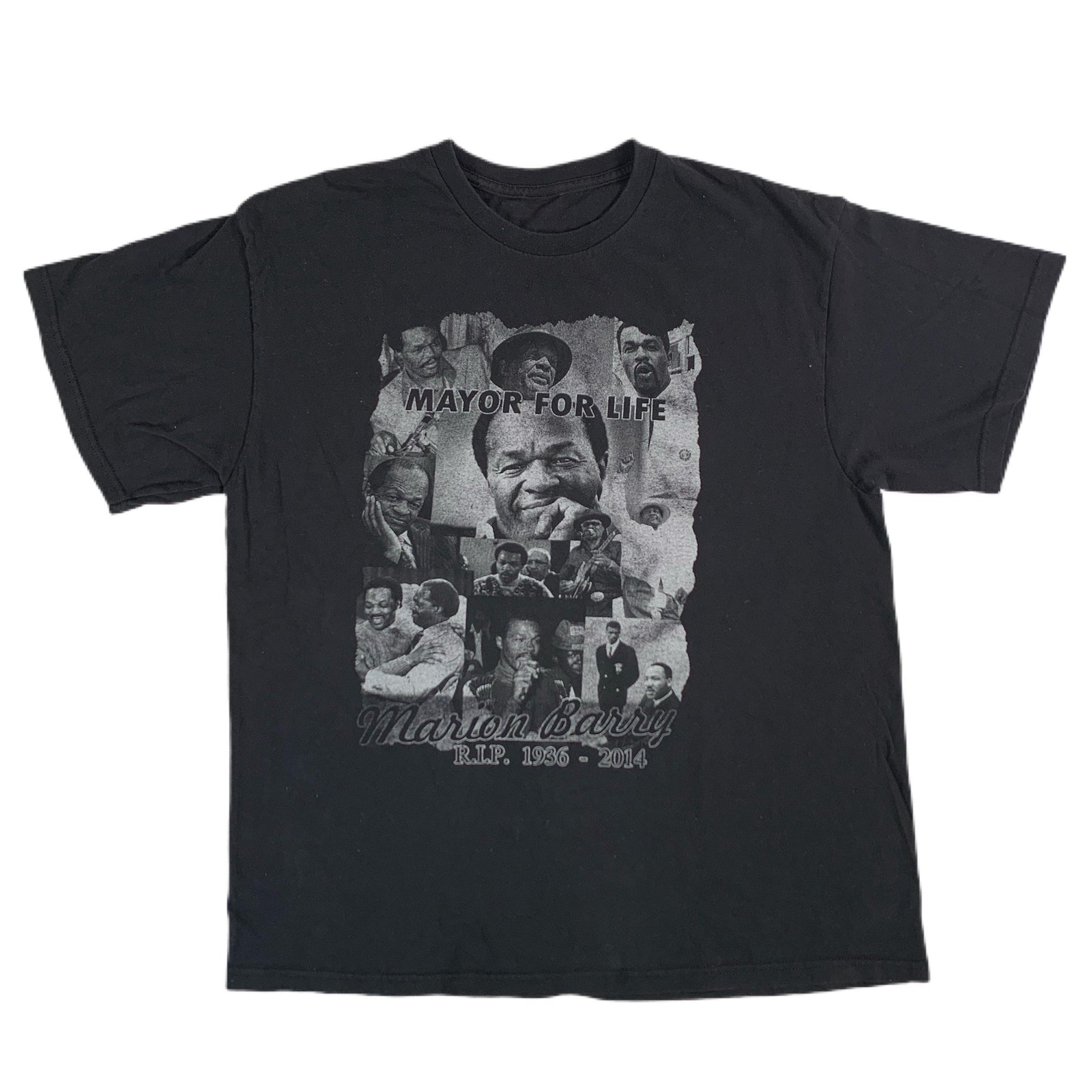Vintage DC Marion Barry "Mayor For Life" T-Shirt - jointcustodydc
