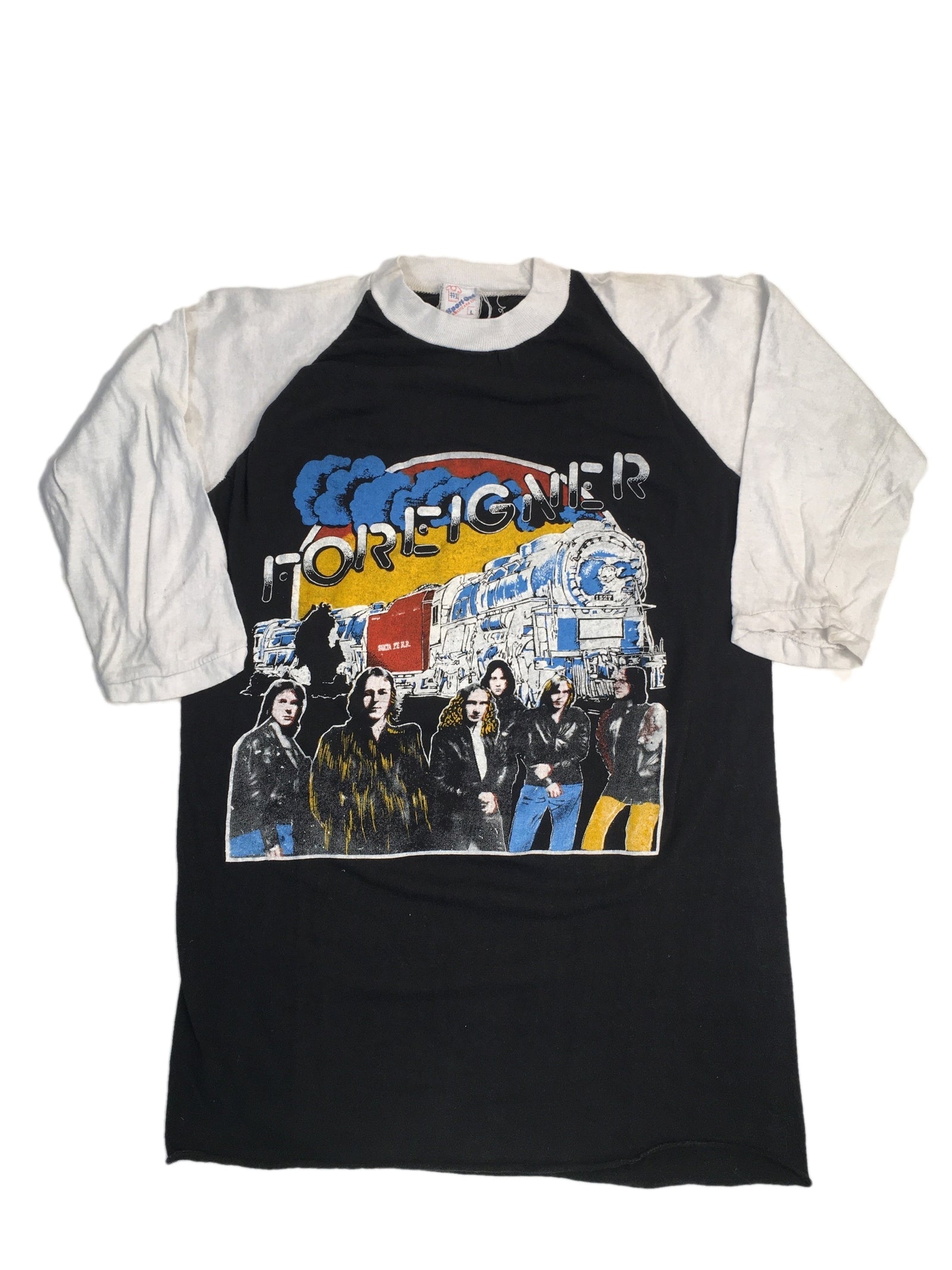 Vintage Foreigner "4" Baseball Shirt - jointcustodydc