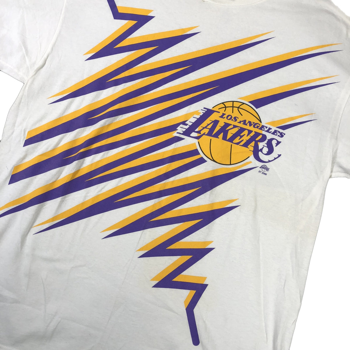 Vintage Los Angeles Lakers &quot;Zig Zag&quot; Starter T-Shirt - jointcustodydc