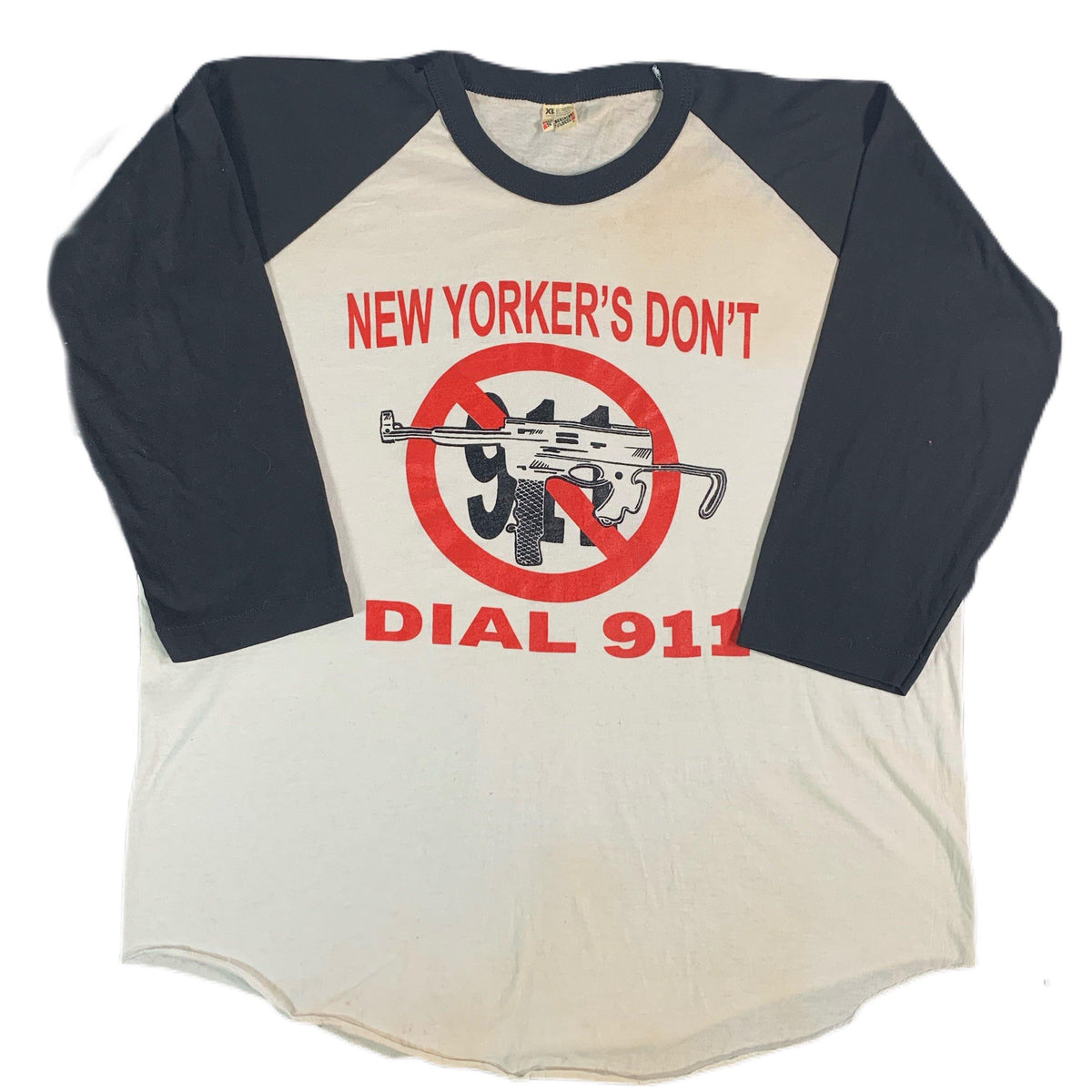 Vintage New York City &quot;911&quot; Raglan - jointcustodydc