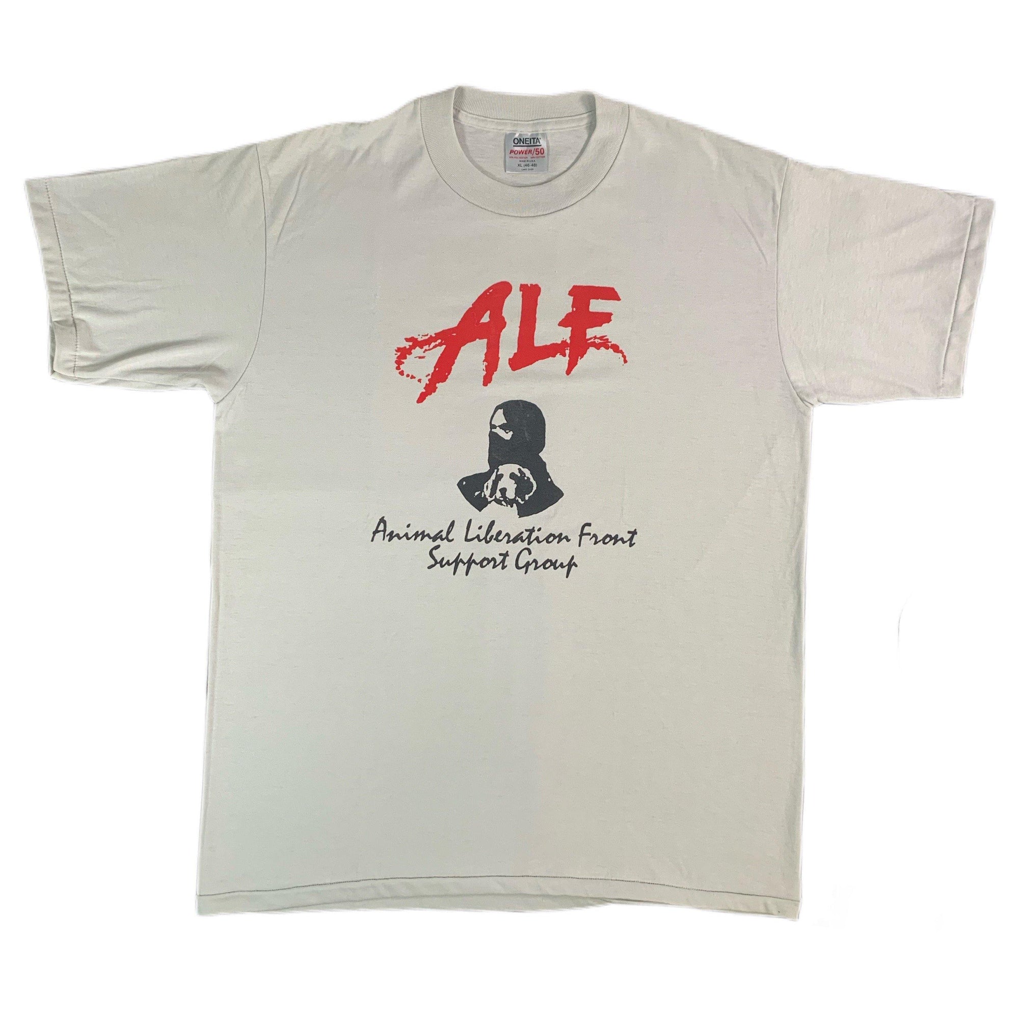 Vintage Animal Liberation Front "Support Group" T-Shirt - jointcustodydc