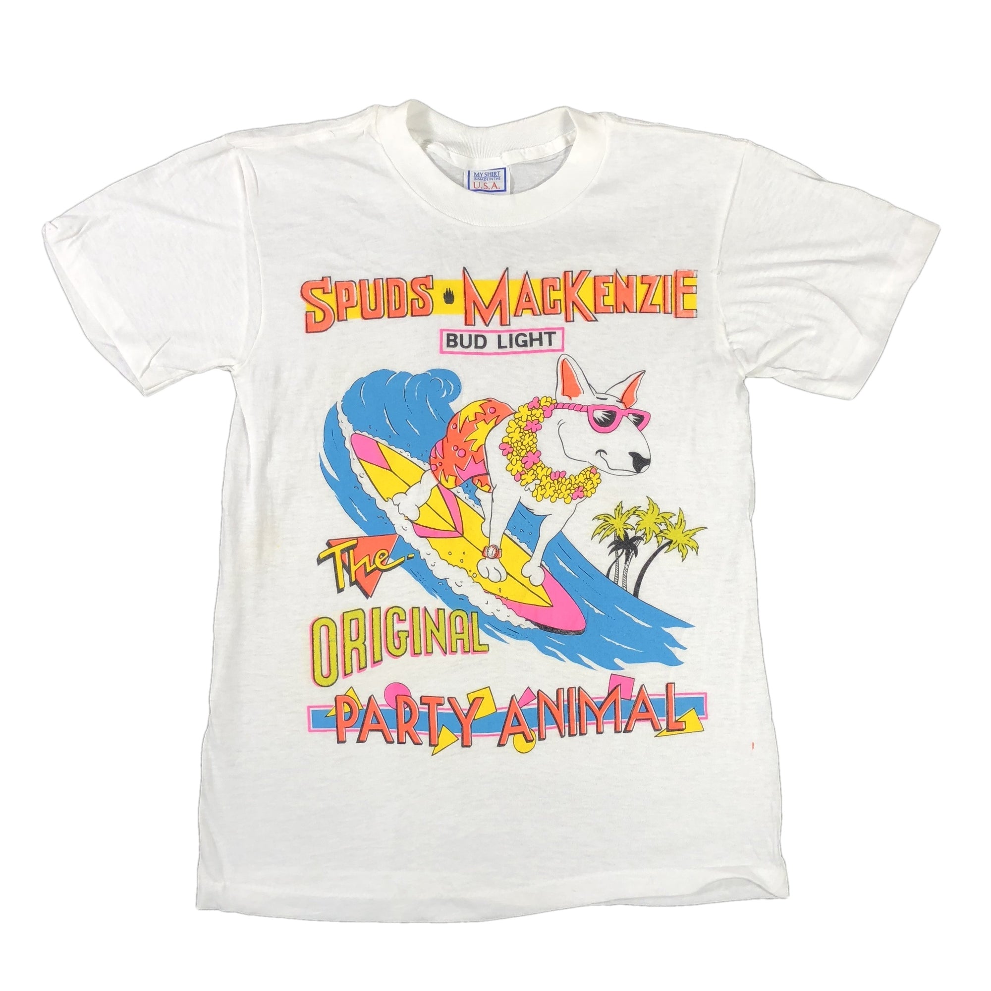 Vintage Spuds Mackenzie "The Original Party Animal" T-Shirt - jointcustodydc