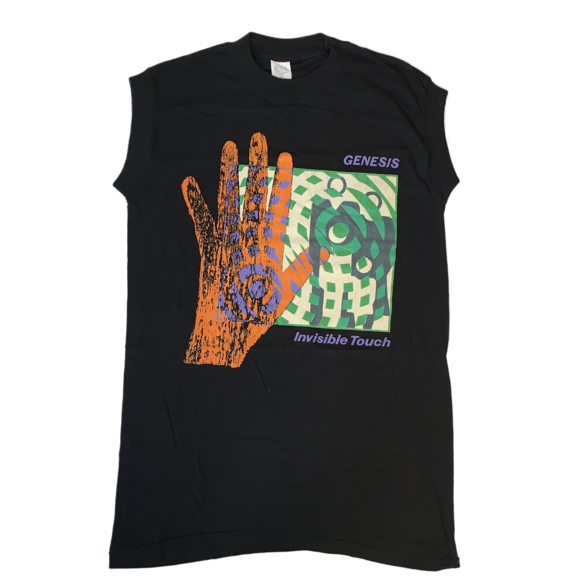 Vintage Genesis "Invisible Touch" Sleeveless T-Shirt - jointcustodydc
