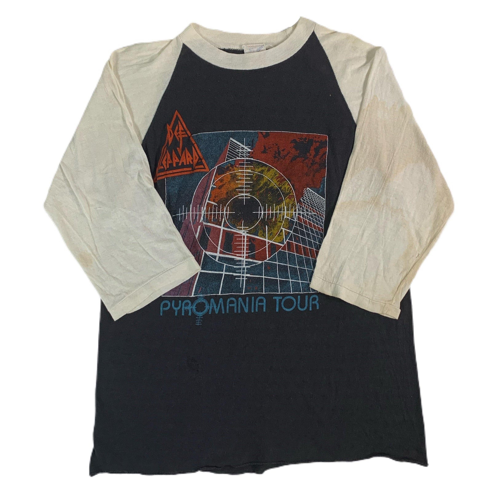 Vintage Def Leppard "Pyromania" Raglan - jointcustodydc