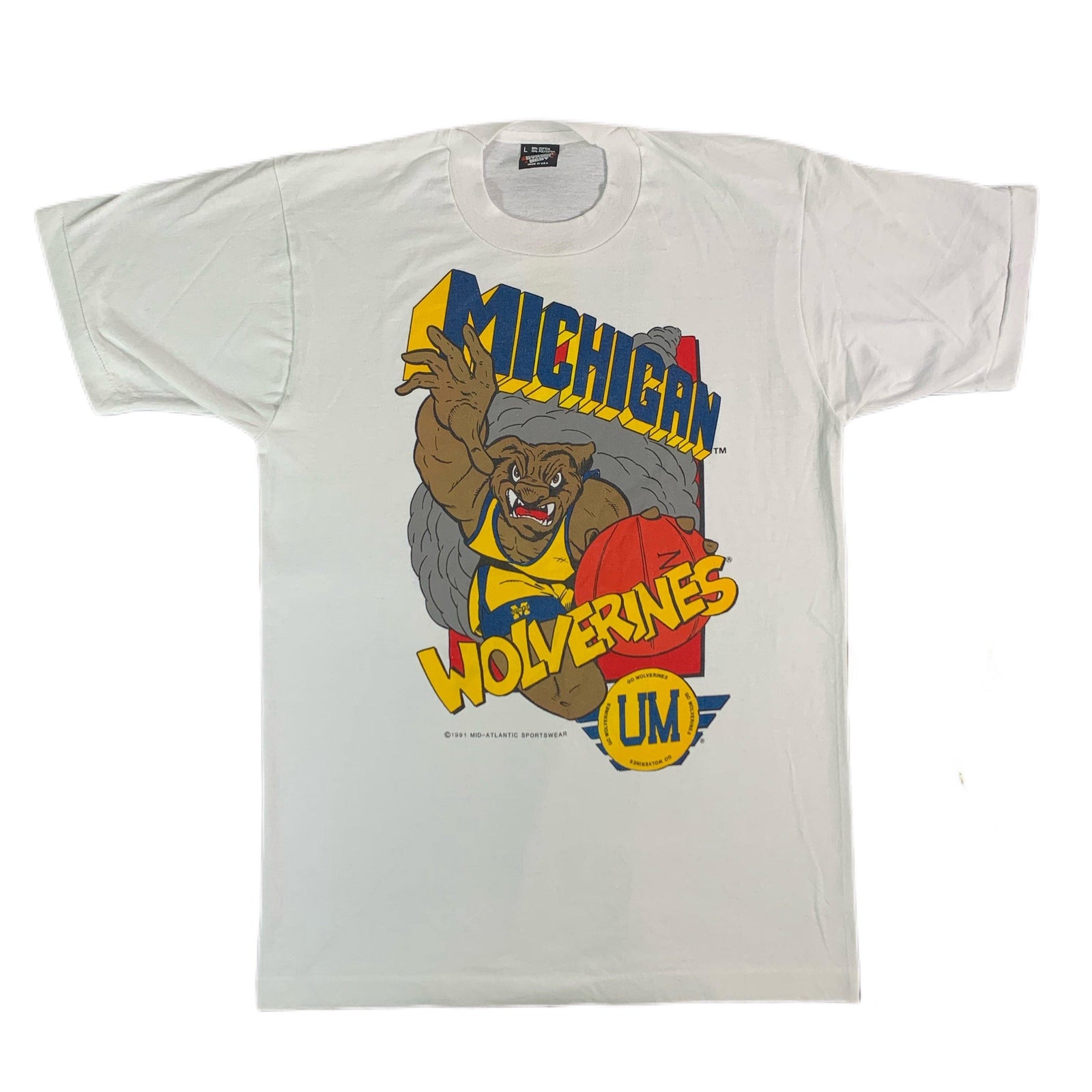 Vintage Michigan "Wolverines" T-Shirt - jointcustodydc