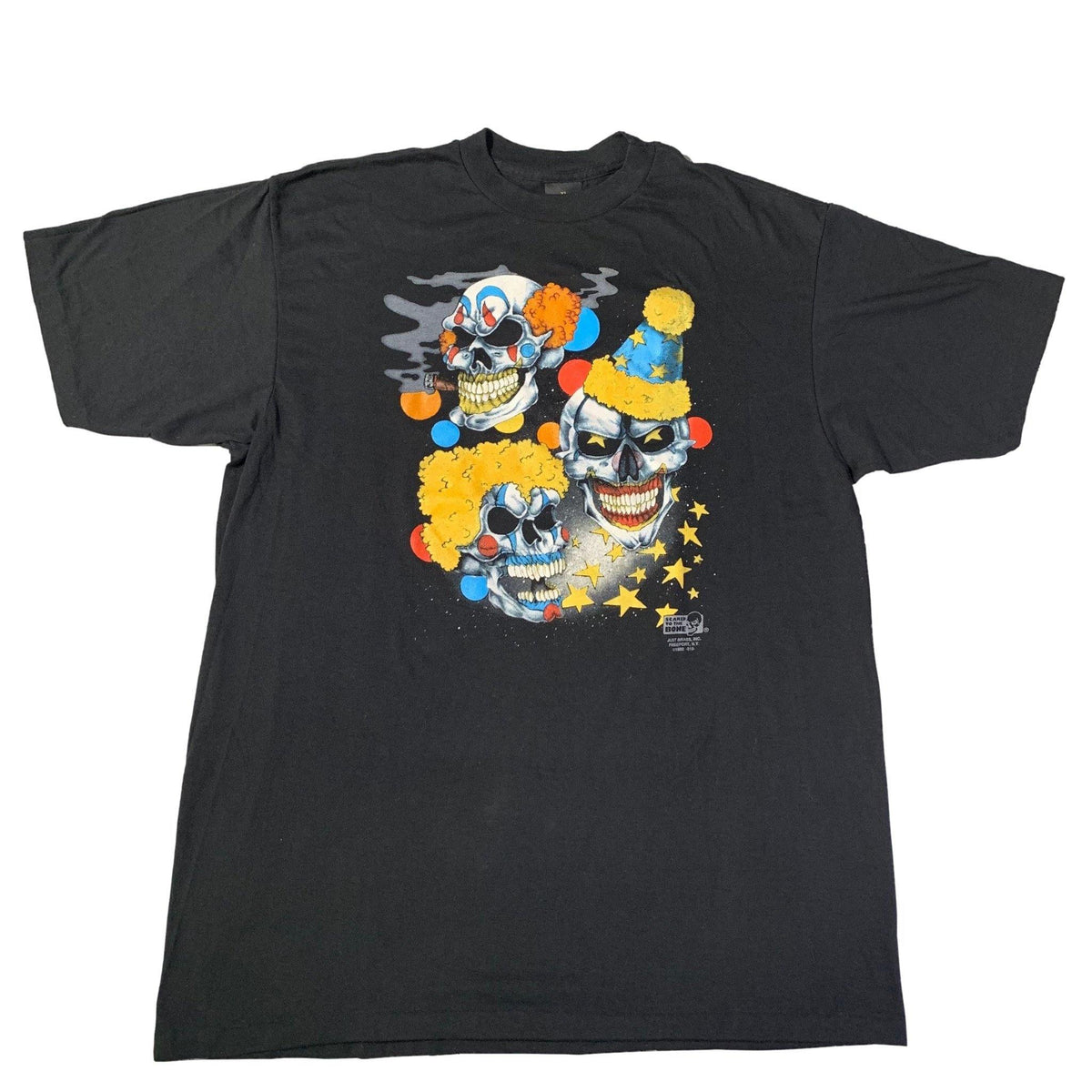 Vintage original 3D Emblem Clown T shirt