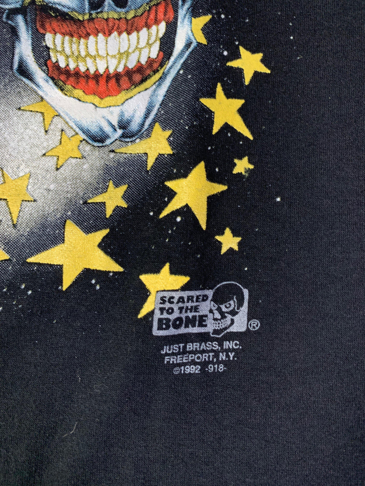 Vintage original 3D Emblem Clown T Shirt Detail