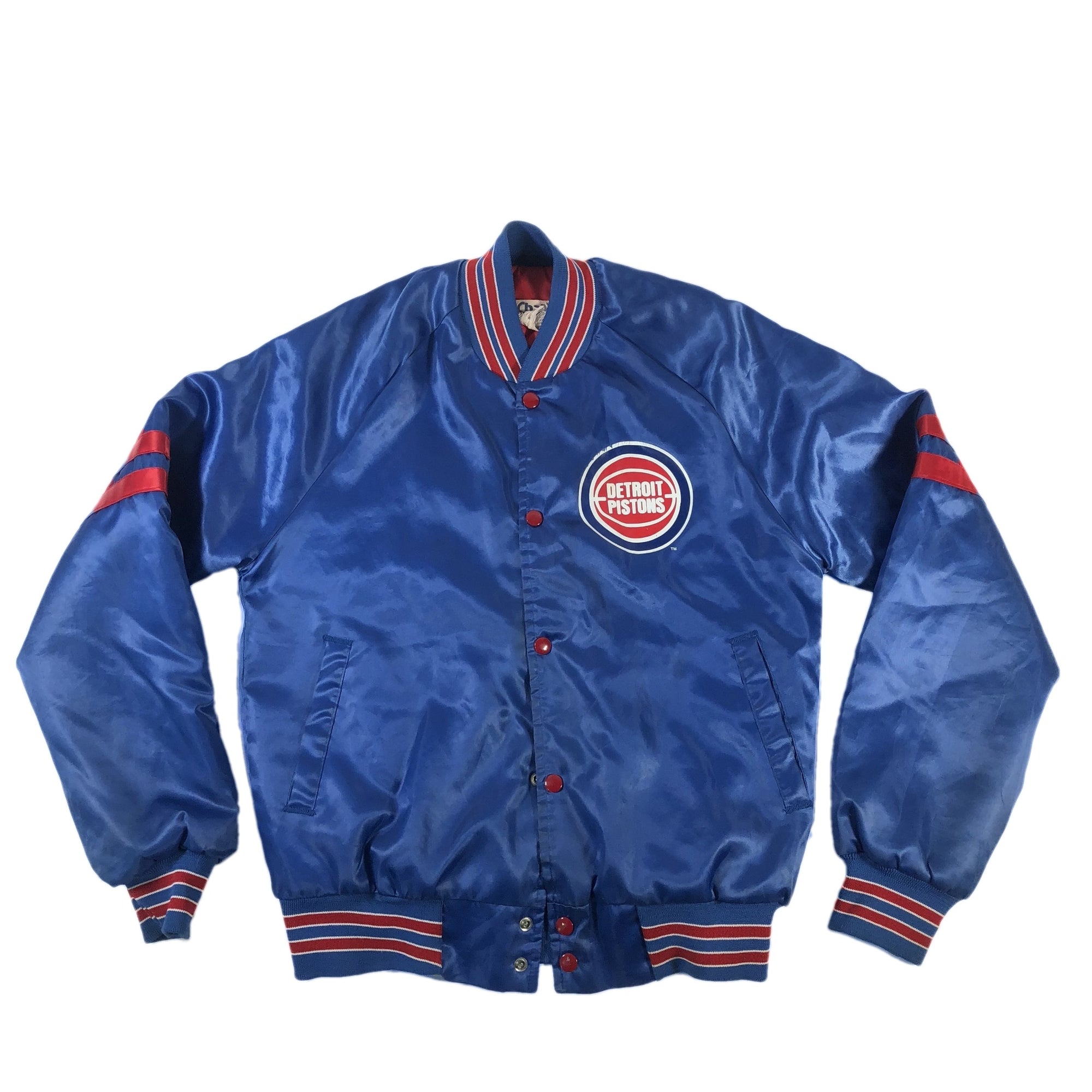 Vintage Detroit Pistons Chalk Line Satin Jacket - jointcustodydc