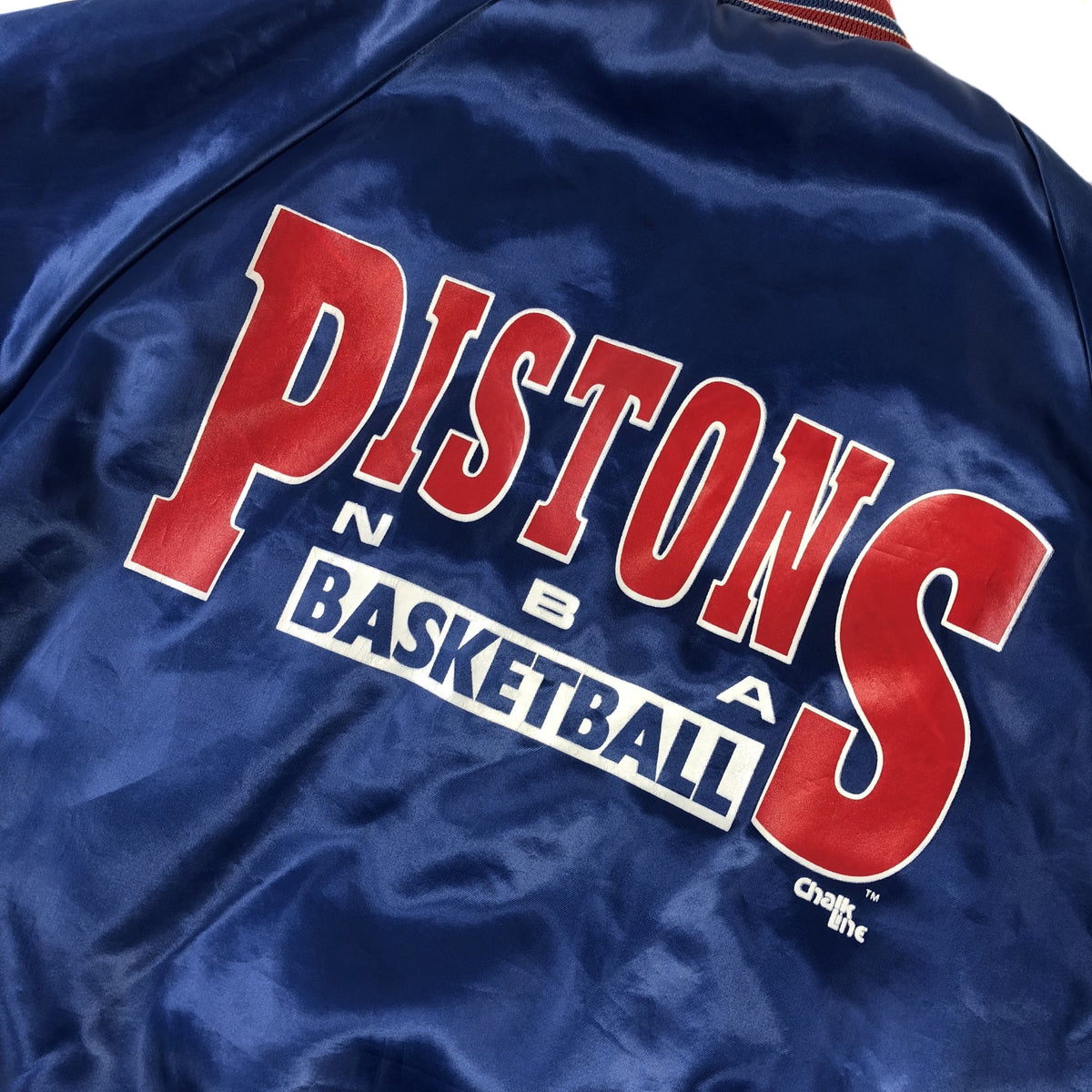 Vintage Detroit Pistons Chalk Line Satin Jacket - jointcustodydc