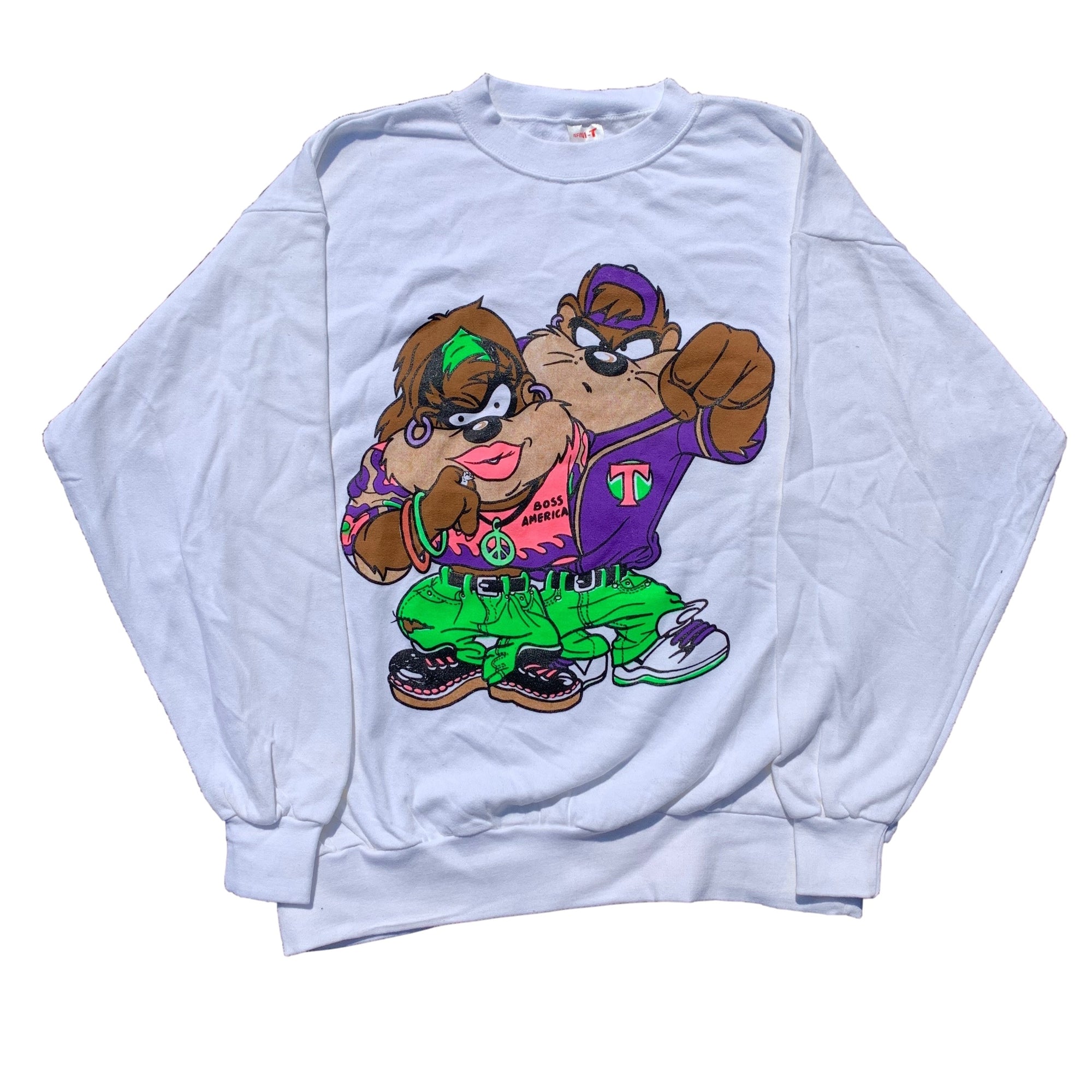 Vintage Looney Tunes "Taz" Crewneck Sweatshirt - jointcustodydc