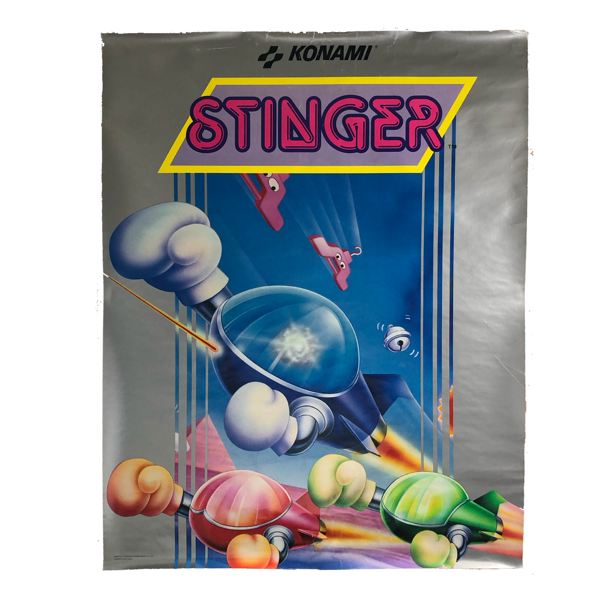 Vintage Stinger &quot;NES Konami&quot; Promotional Poster