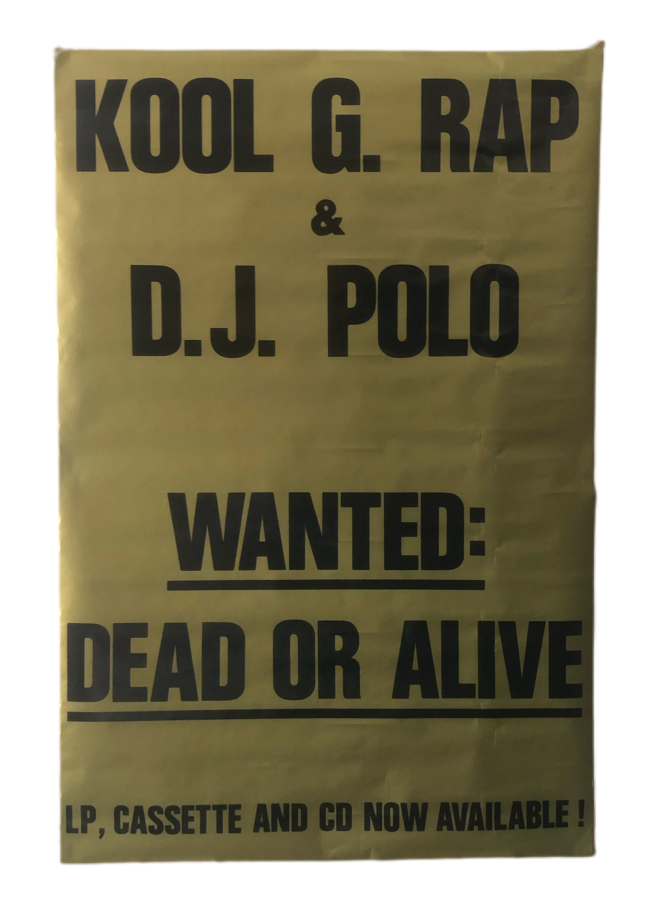 ☆Lyretic Cartel☆ ￼￼G-rap Hiphop Vintage Kool G. Rap & DJ Polo 