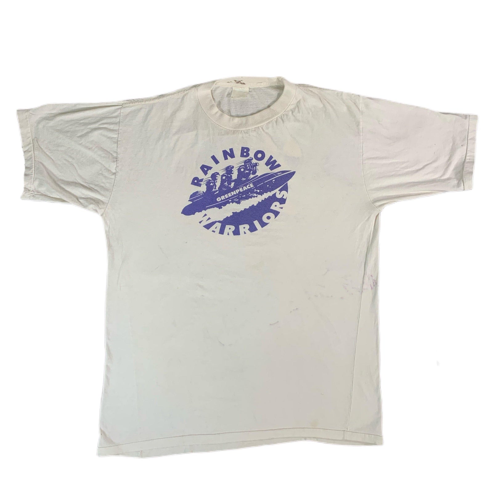 Vintage Greenpeace "Rainbow Warriors" T-Shirt - jointcustodydc