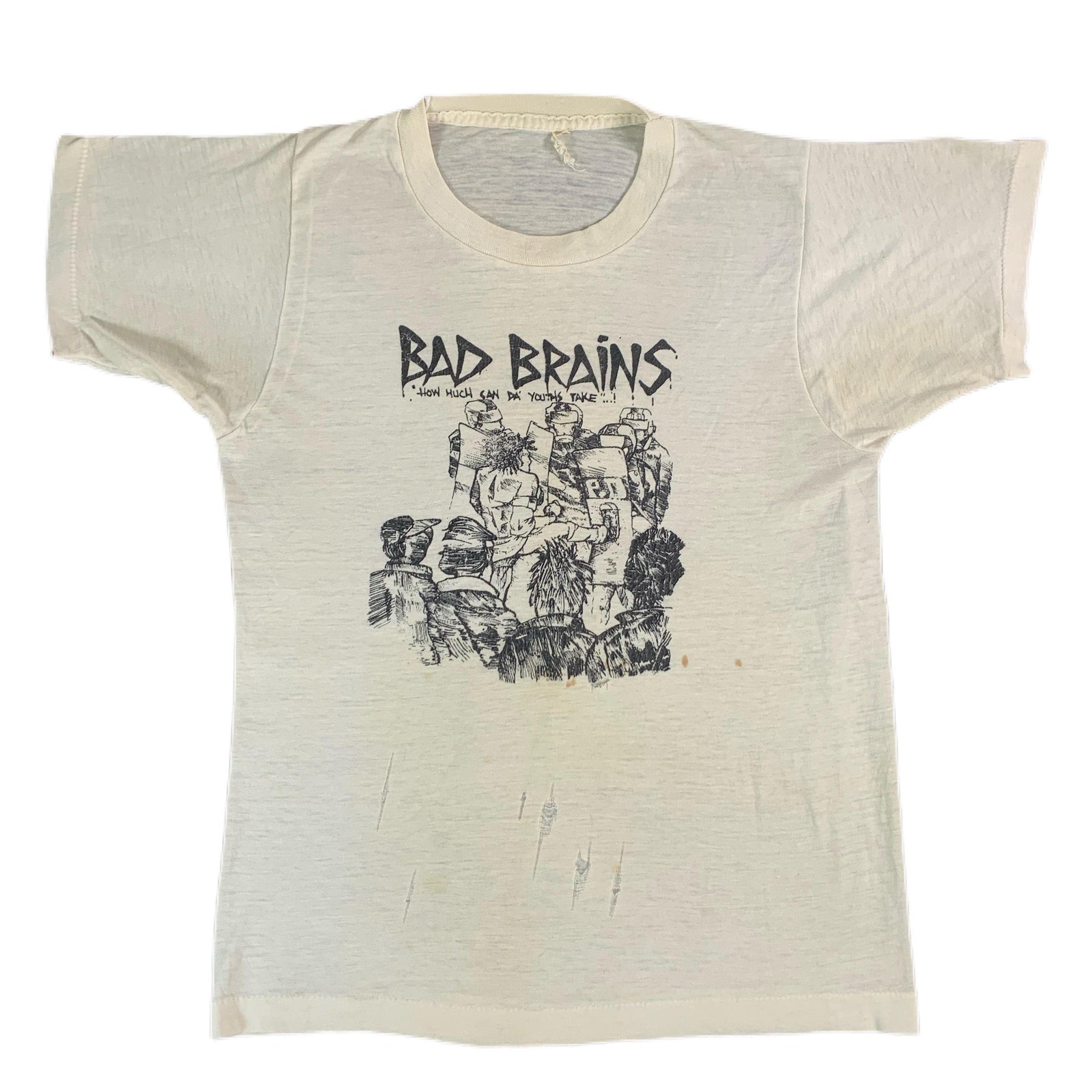 Vintage Bad Brains "How Much Can Da' Youths Take" T-Shirt - jointcustodydc