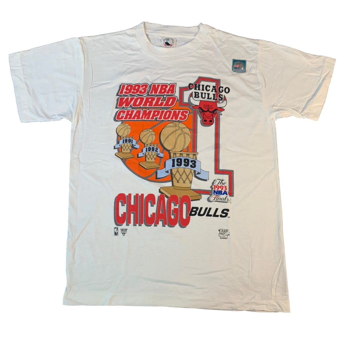 Vintage Chicago Bulls &quot;&#39;93 World Champions&quot; T-Shirt - jointcustodydc