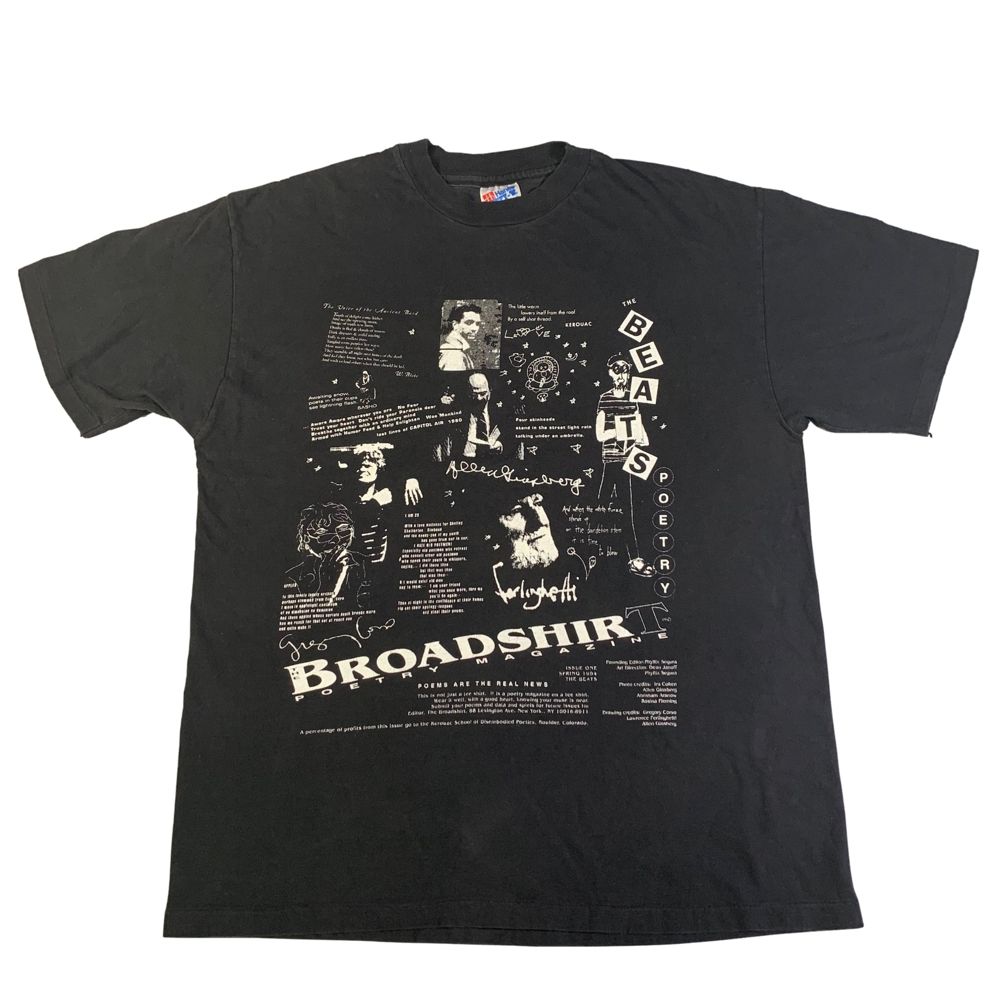 Vintage The Broadshirt Poetry Magazine "Issue 1" T-Shirt - jointcustodydc