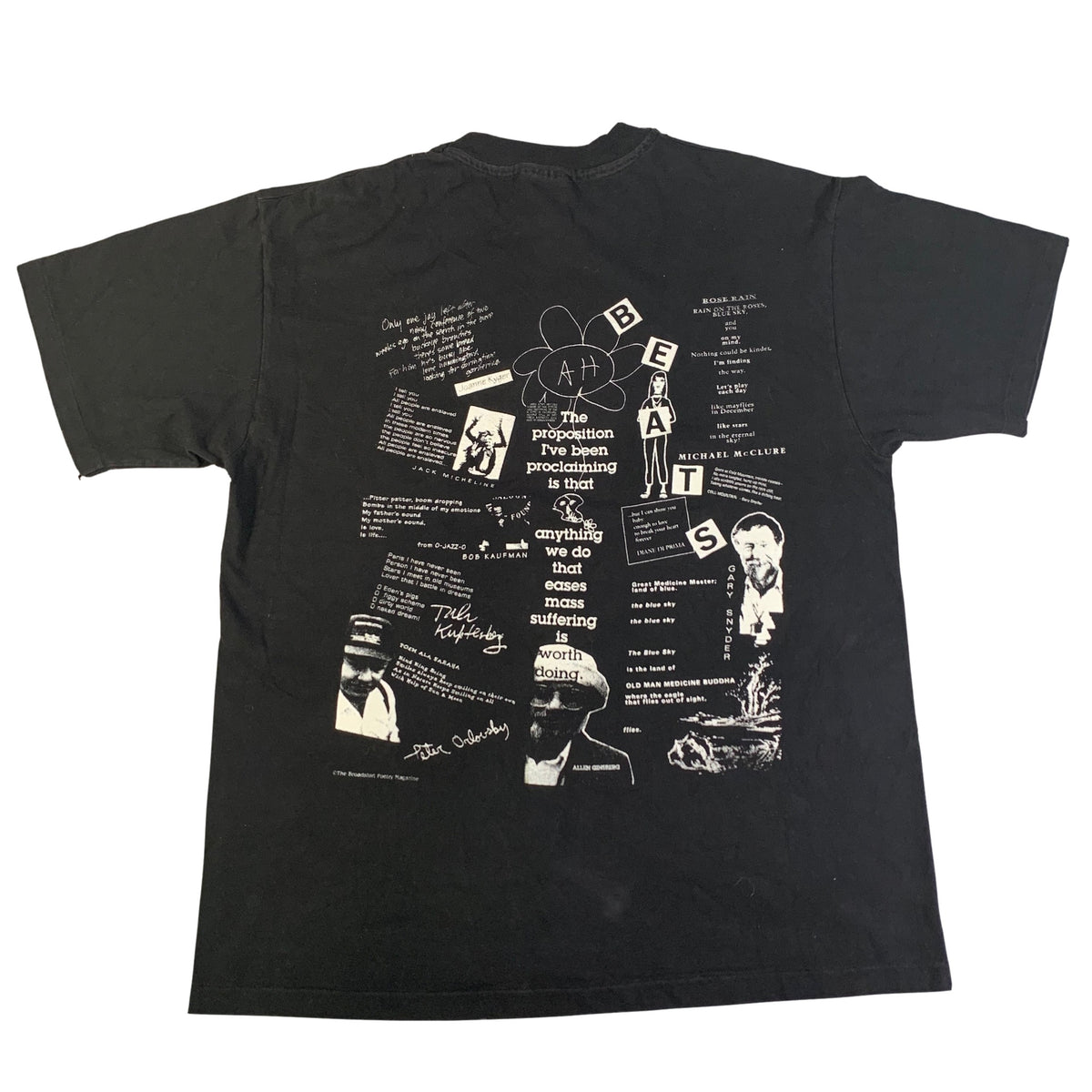Vintage The Broadshirt Poetry Magazine &quot;Issue 1&quot; T-Shirt - jointcustodydc