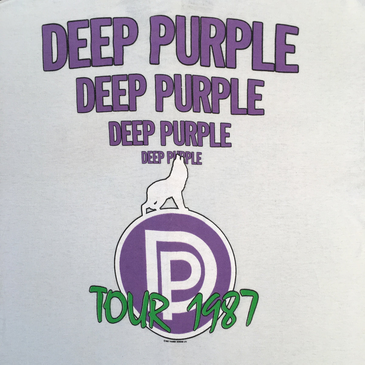 Vintage Deep Purple &quot;House Of Blue Light&quot; T-Shirt - jointcustodydc