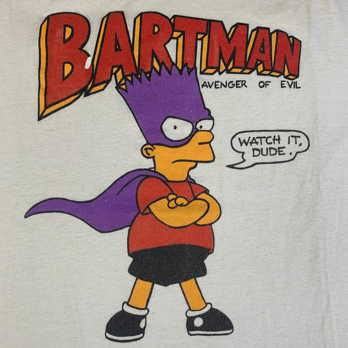 Vintage Bartman &quot;Avenger Of Evil&quot; T-Shirt - jointcustodydc