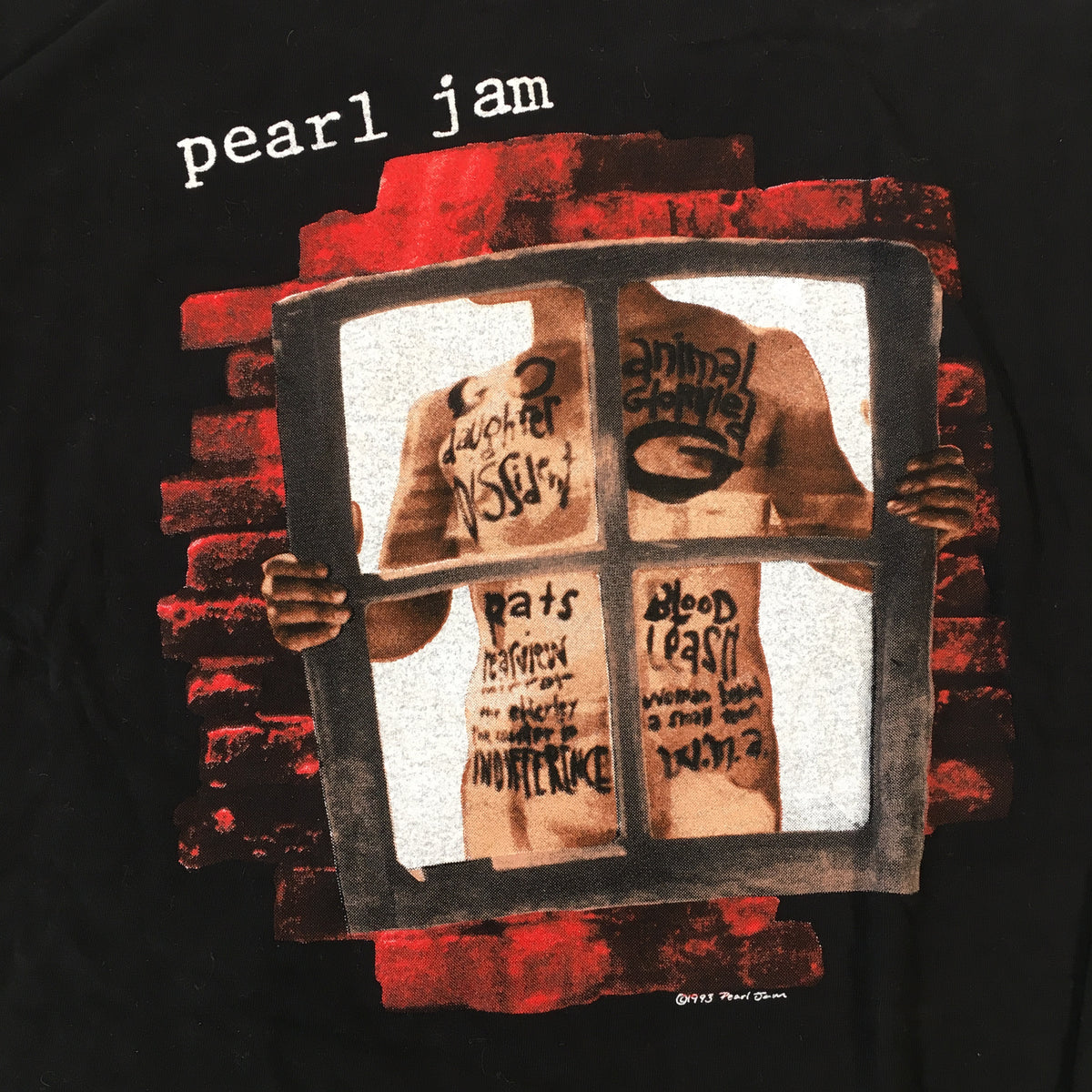 Vintage Pearl Jam &quot;Window Pain&quot; Long Sleeve Shirt - jointcustodydc