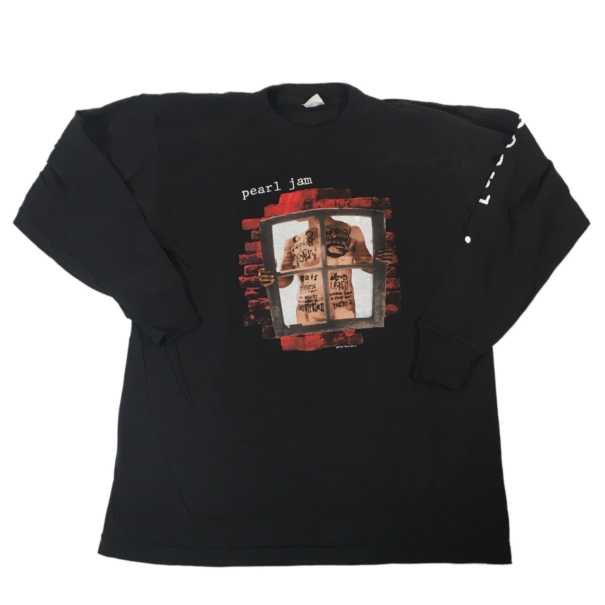 Vintage Pearl Jam "Window Pain" Long Sleeve Shirt - jointcustodydc