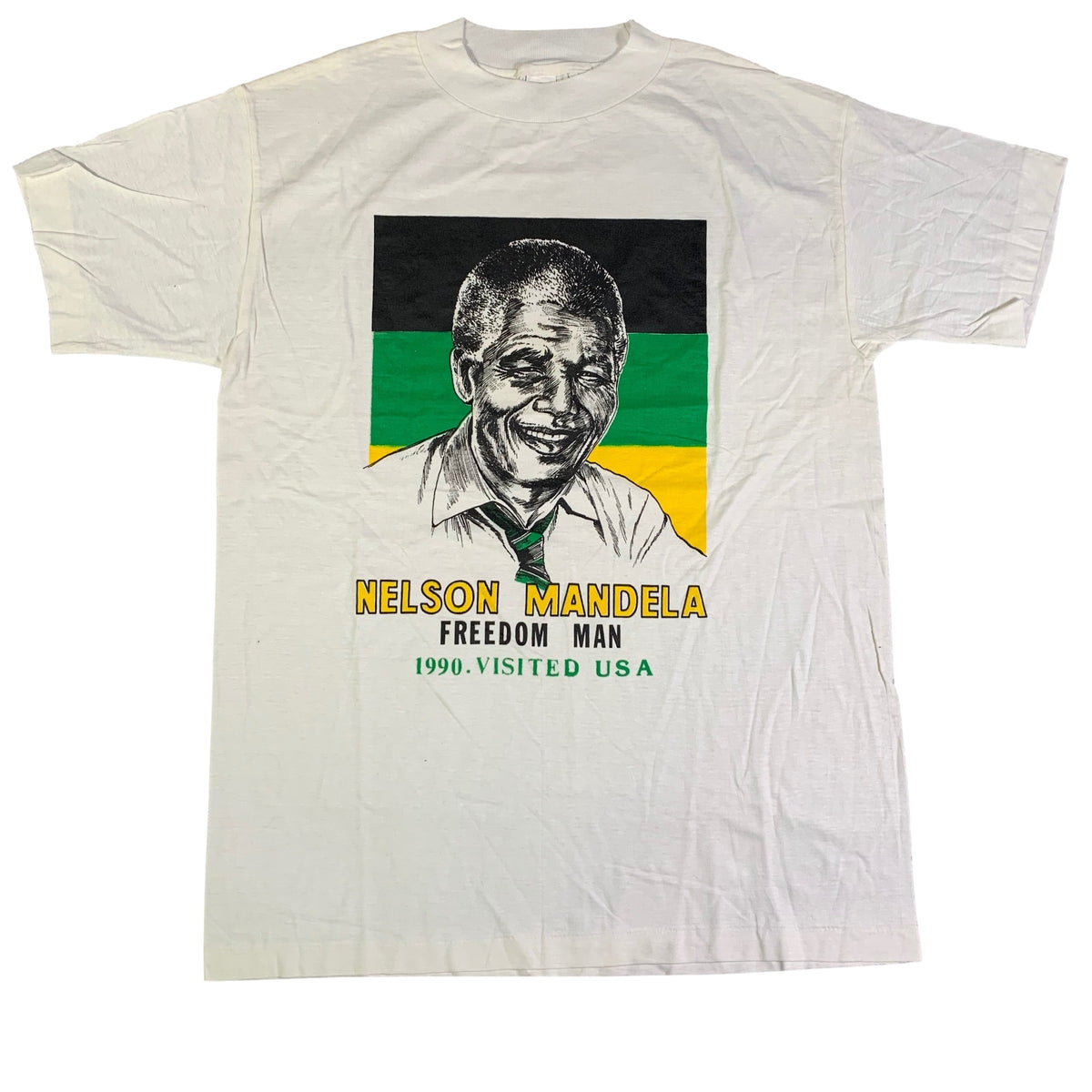 Vintage Nelson Mandela &quot;Freedom Man&quot; T-Shirt - jointcustodydc