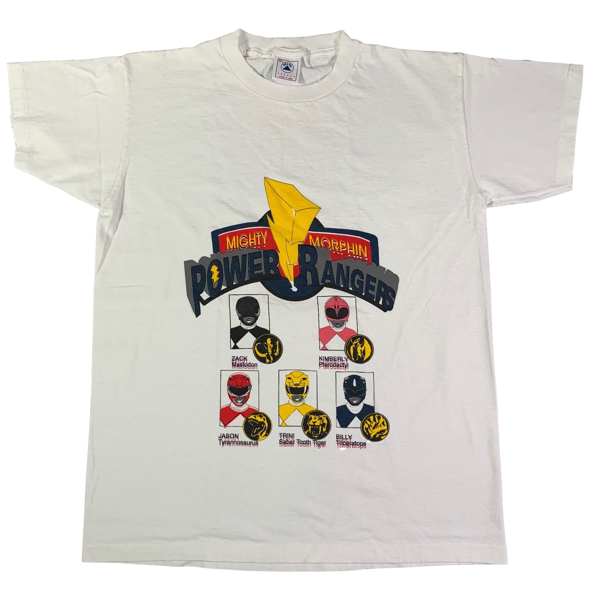 Vintage Mighty Morphin "Power Rangers" T-Shirt - jointcustodydc