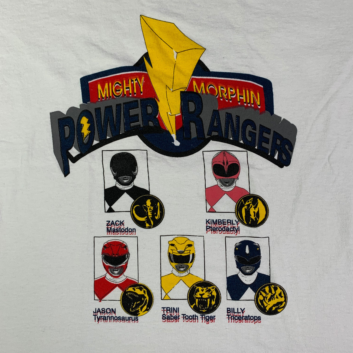 Vintage Mighty Morphin &quot;Power Rangers&quot; T-Shirt - jointcustodydc