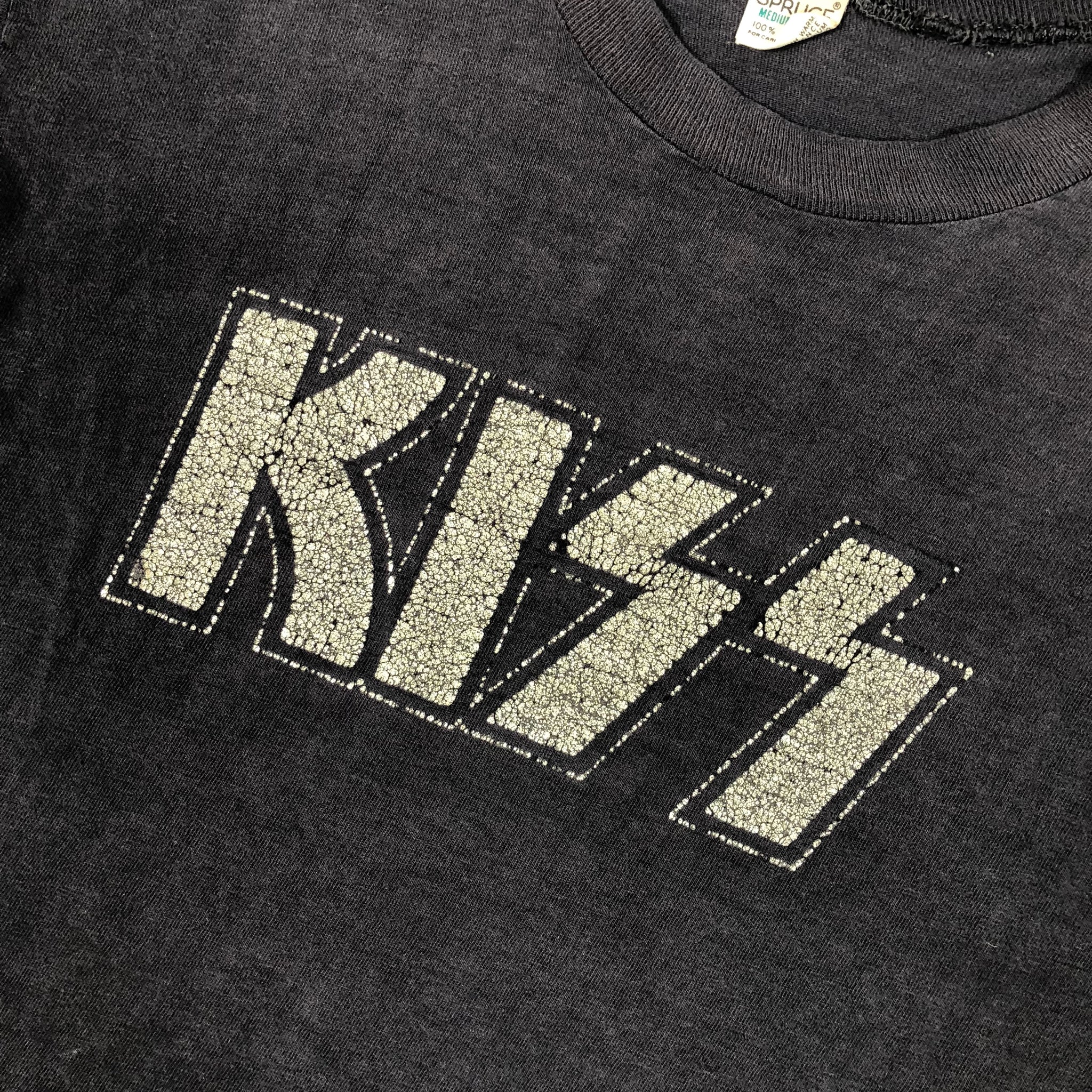 Vintage KISS T-shirt, KISS T-shirt, KISS, Band Tee, Distressed Band T-shirt,  Distressed T-shirt, Reworked Band T-shirt, The Band Kiss