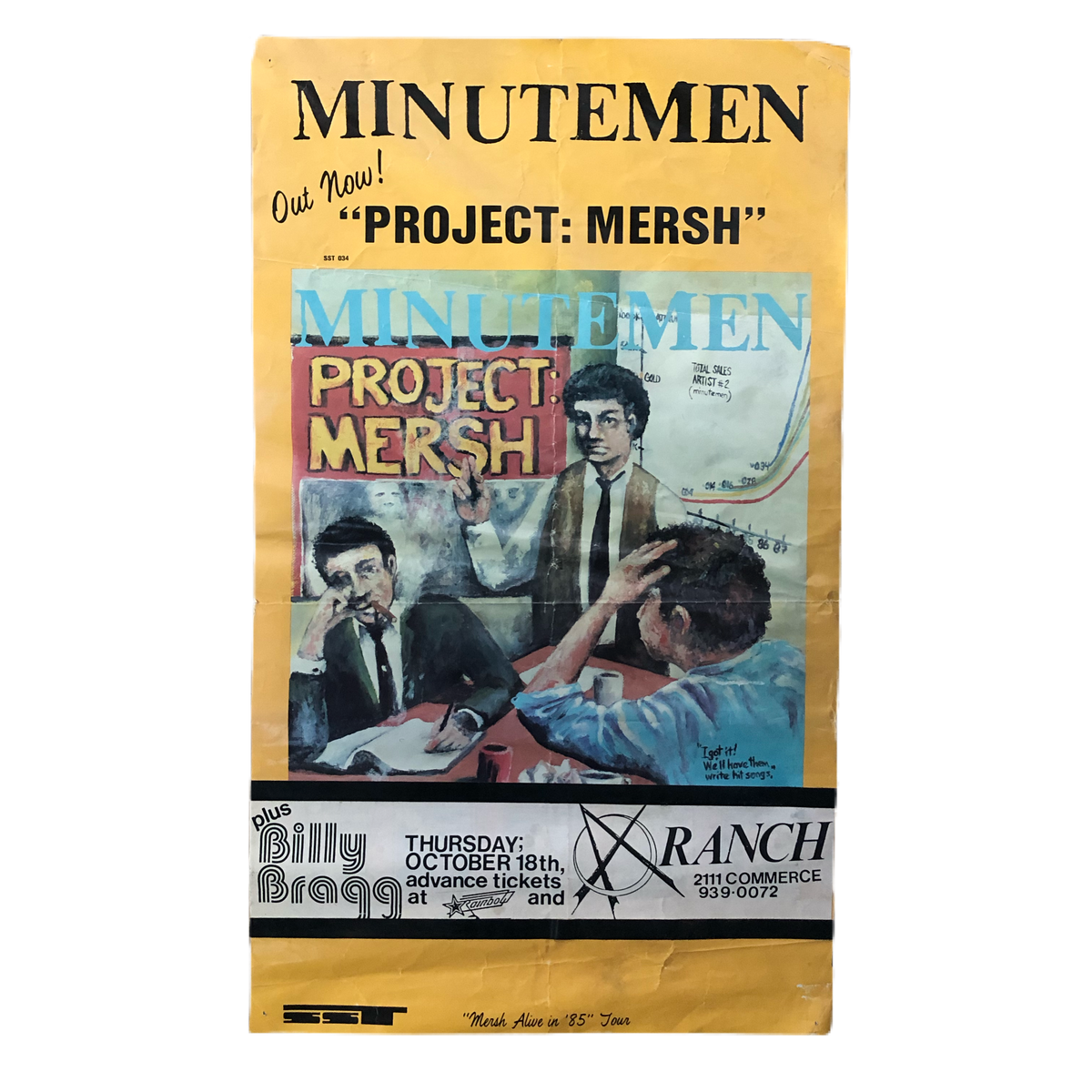 Vintage Minutemen &quot;Project: Mersh&quot; Promotional Poster