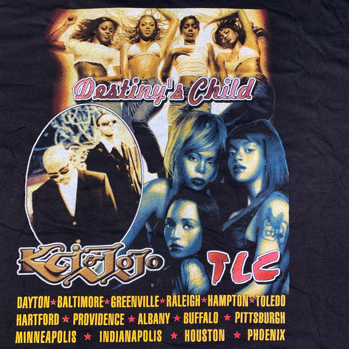 Vintage K-Ci &amp; Jojo/TLC/Destiny&#39;s Child &quot;Tour&quot; T-Shirt - jointcustodydc