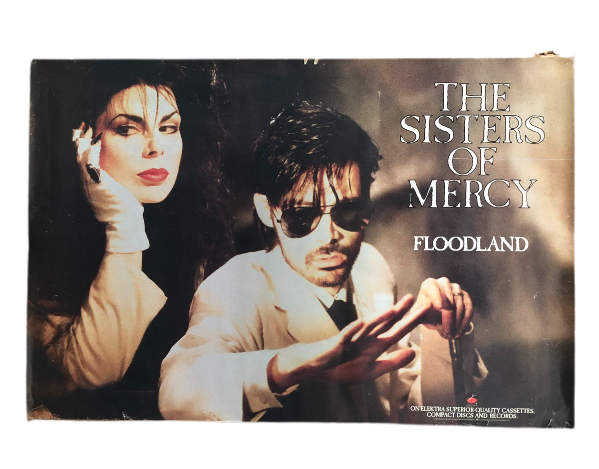Vintage Sisters of Mercy &quot;Floodland&quot; Promotional Poster