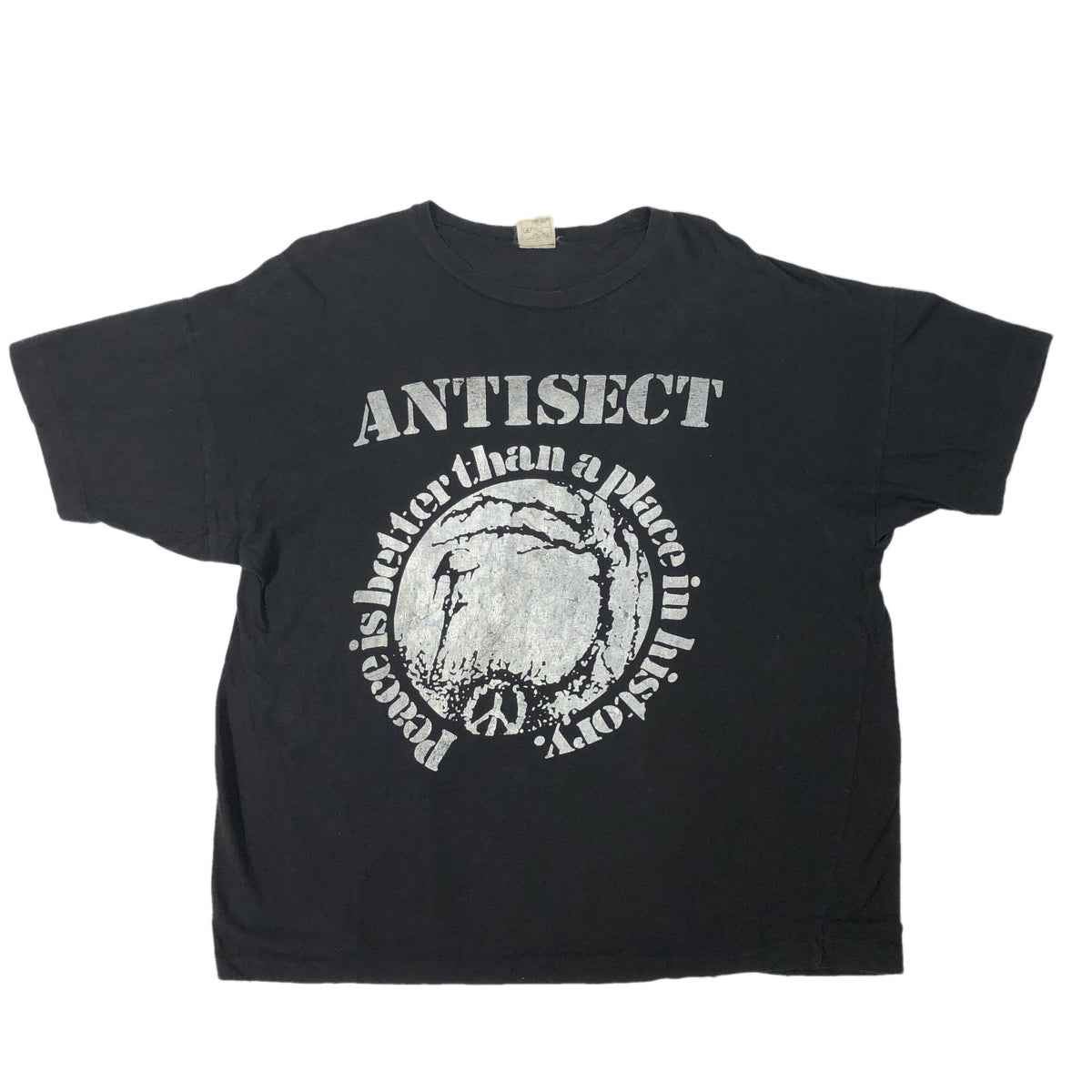 Vintage Antisect &quot;Peace is Better Than A Place In History&quot; T-Shirt - jointcustodydc