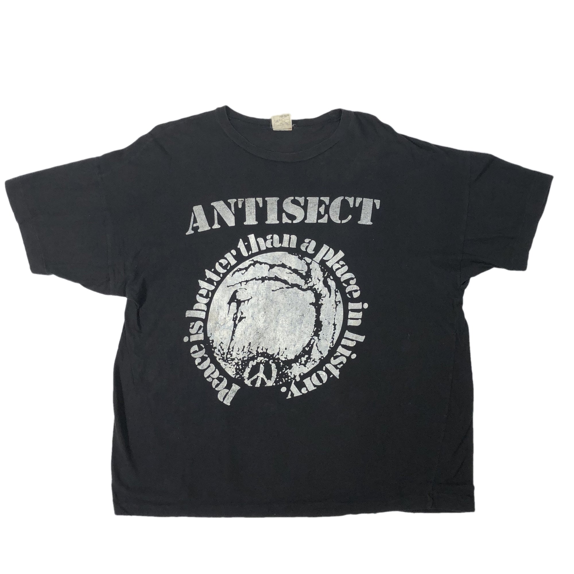 Vintage Antisect "Peace is Better Than A Place In History" T-Shirt - jointcustodydc