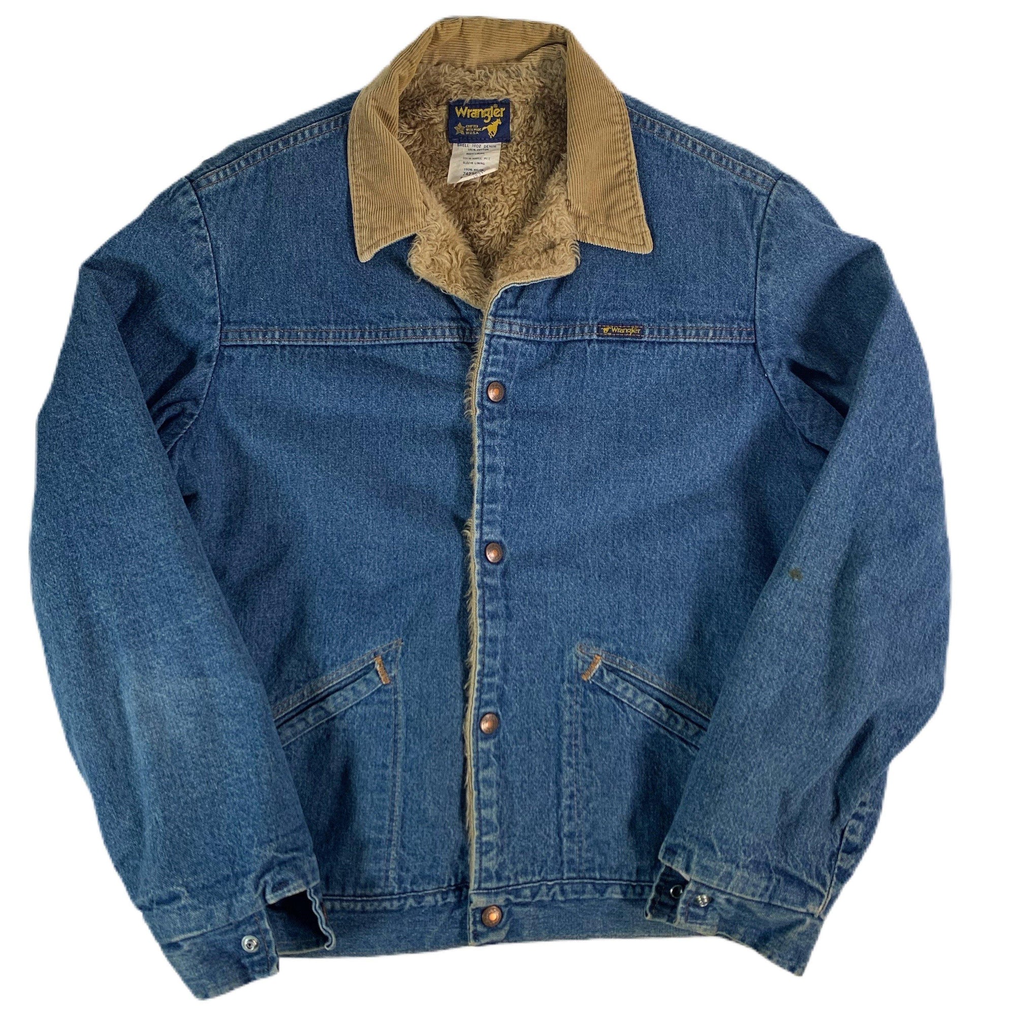 Vintage Wrangler Denim "Pile" Jacket - jointcustodydc